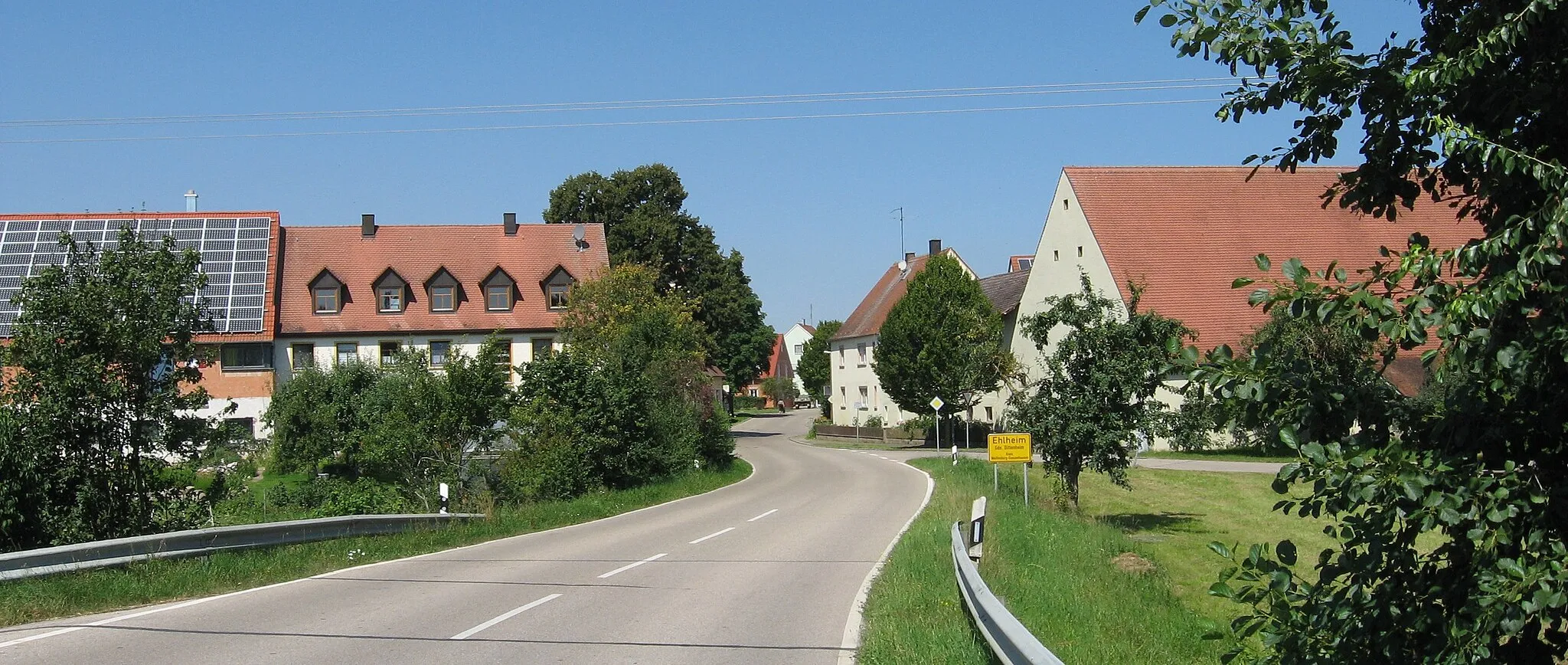 Photo showing: Ehlheim, part of Dittenheim, Bavaria, Germany, from southeast
