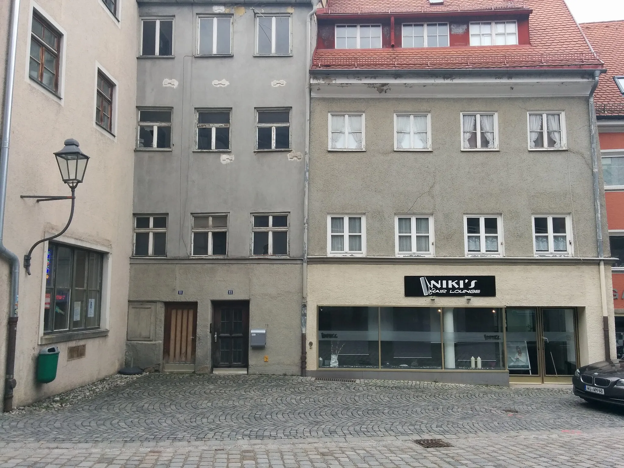 Photo showing: Kaufbeuren, leerstehende Häuser Rosental 11 (links) und 13 (rechts)