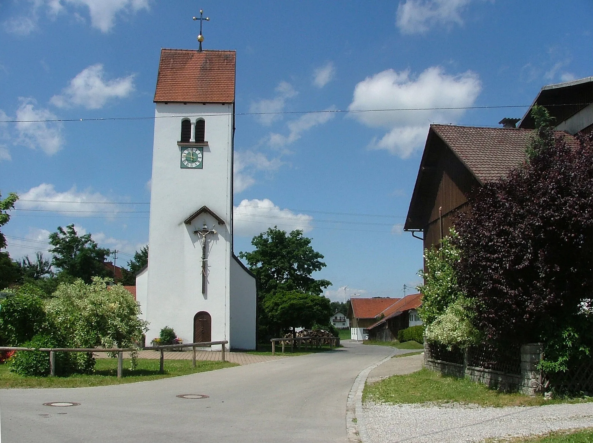 Photo showing: Reinhardsried: Katholische Filialkirche St. Anna.