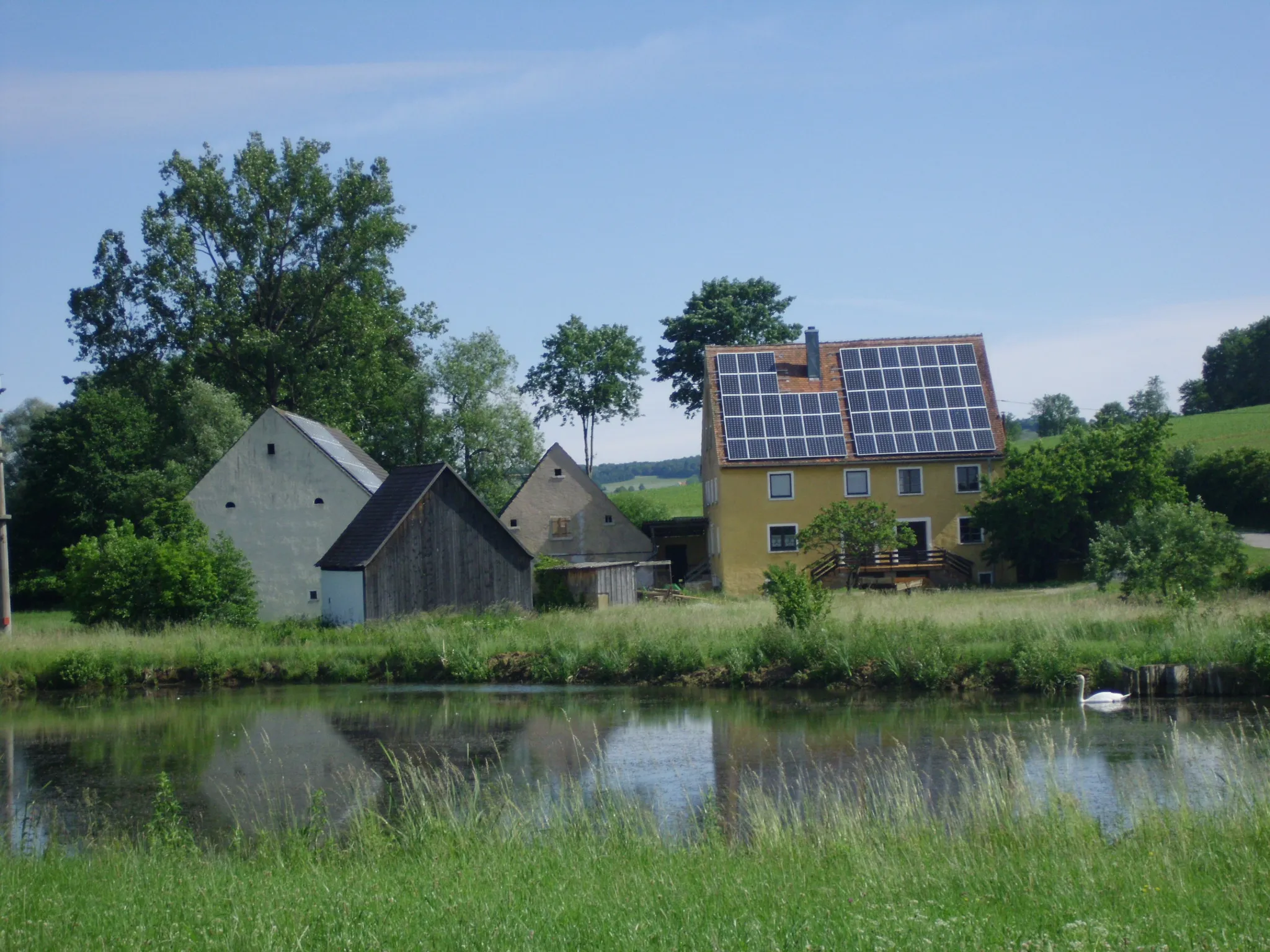 Photo showing: Die Scheckenmühle, Ortsteil des Marktes Heidenheim im mittelfränkischen Landkreis Weißenburg-Gunzenhausen