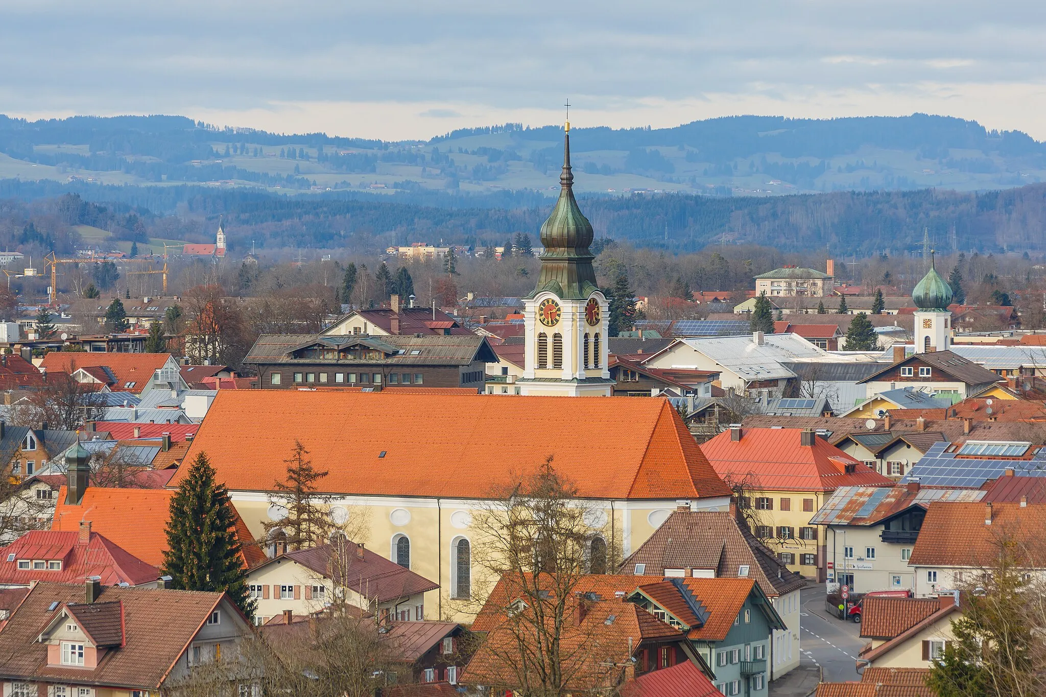 Photo showing: Sonthofen, Germany: Catholic parish church St. Michael