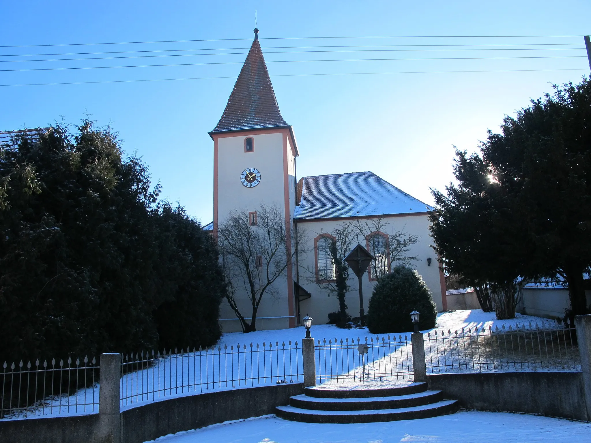 Photo showing: St. Stephan, catholic church, Reimlingen