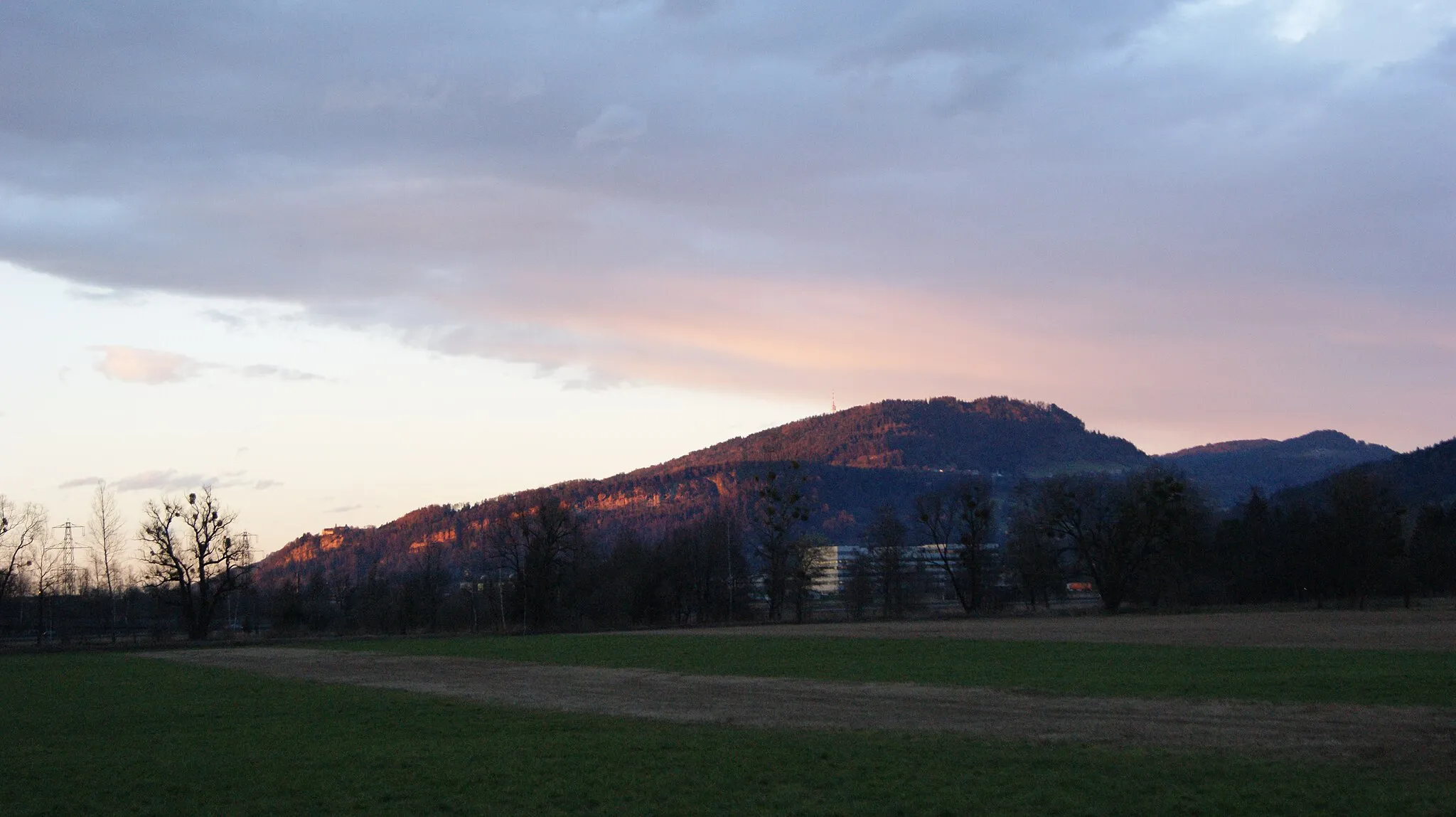 Photo showing: View from Martinsruh in Dornbirn Vorarlberg, Austria to the Pfaender.