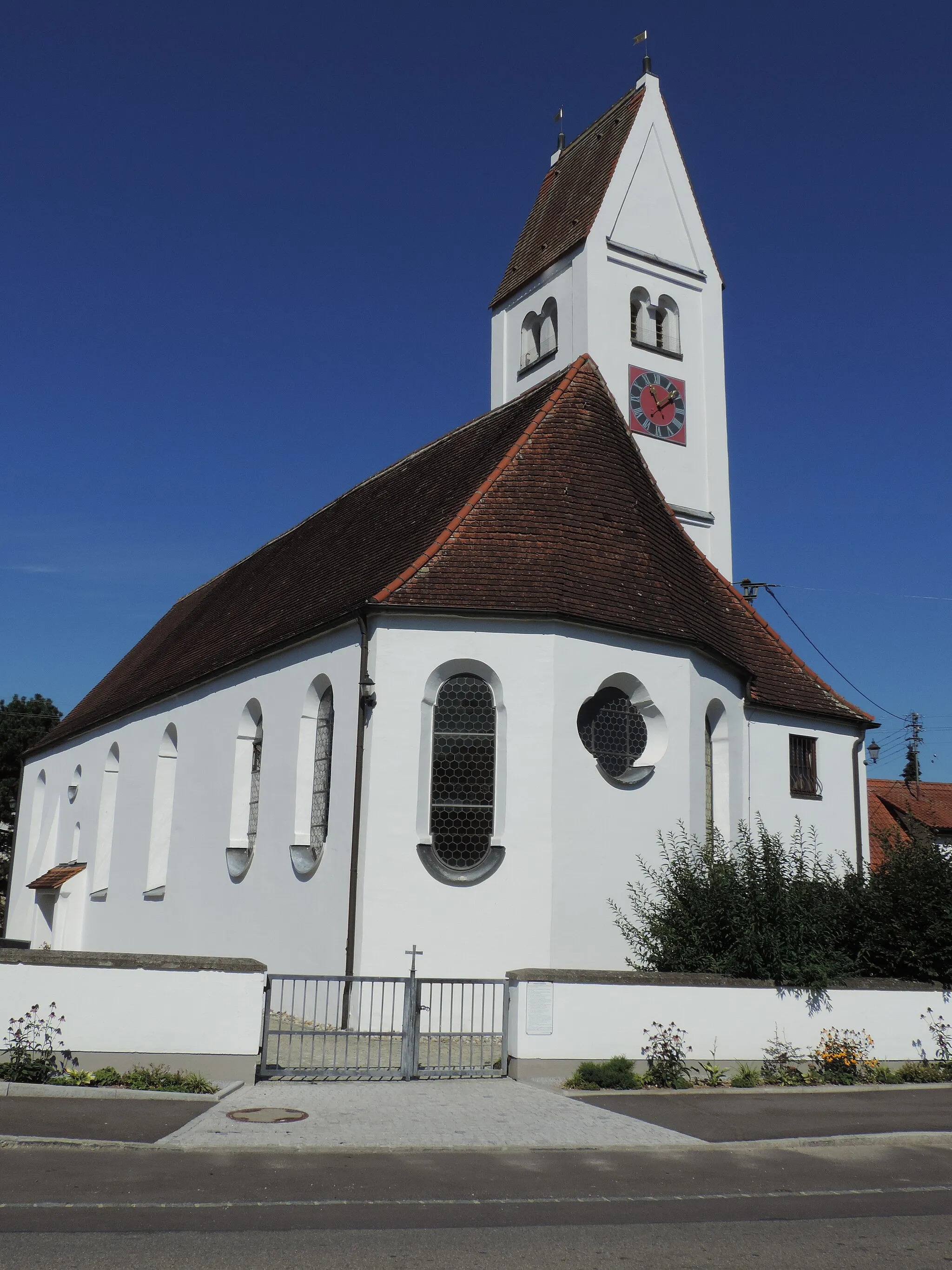 Photo showing: Filialkirche St. Laurentius in Friedberg-Rinnenthal