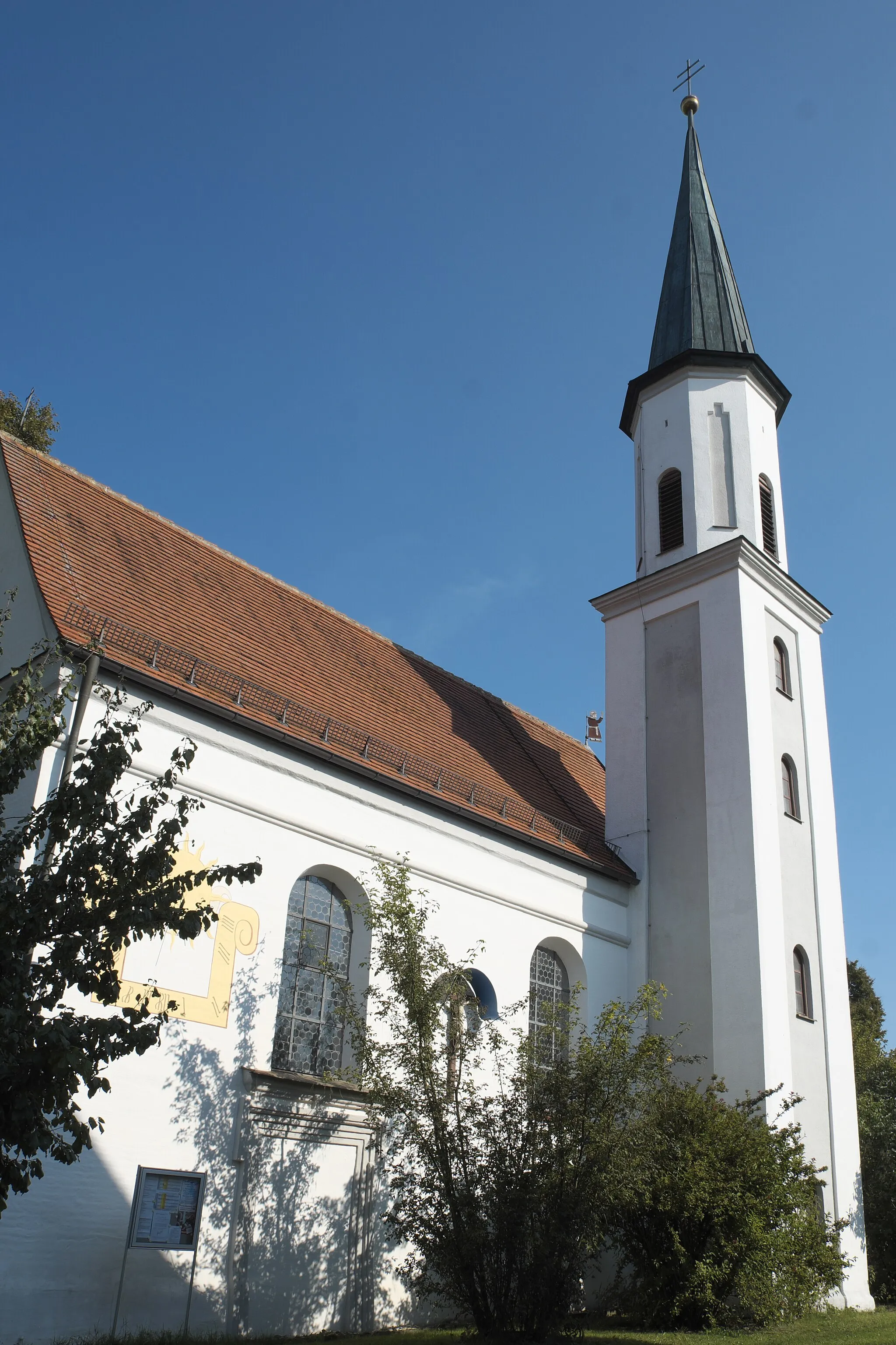 Photo showing: Katholische Filialkirche St. Franziskus in Sankt Franziskus (Dasing) im schwäbischen Landkreis Aichach-Friedberg (Bayern/Deutschland)