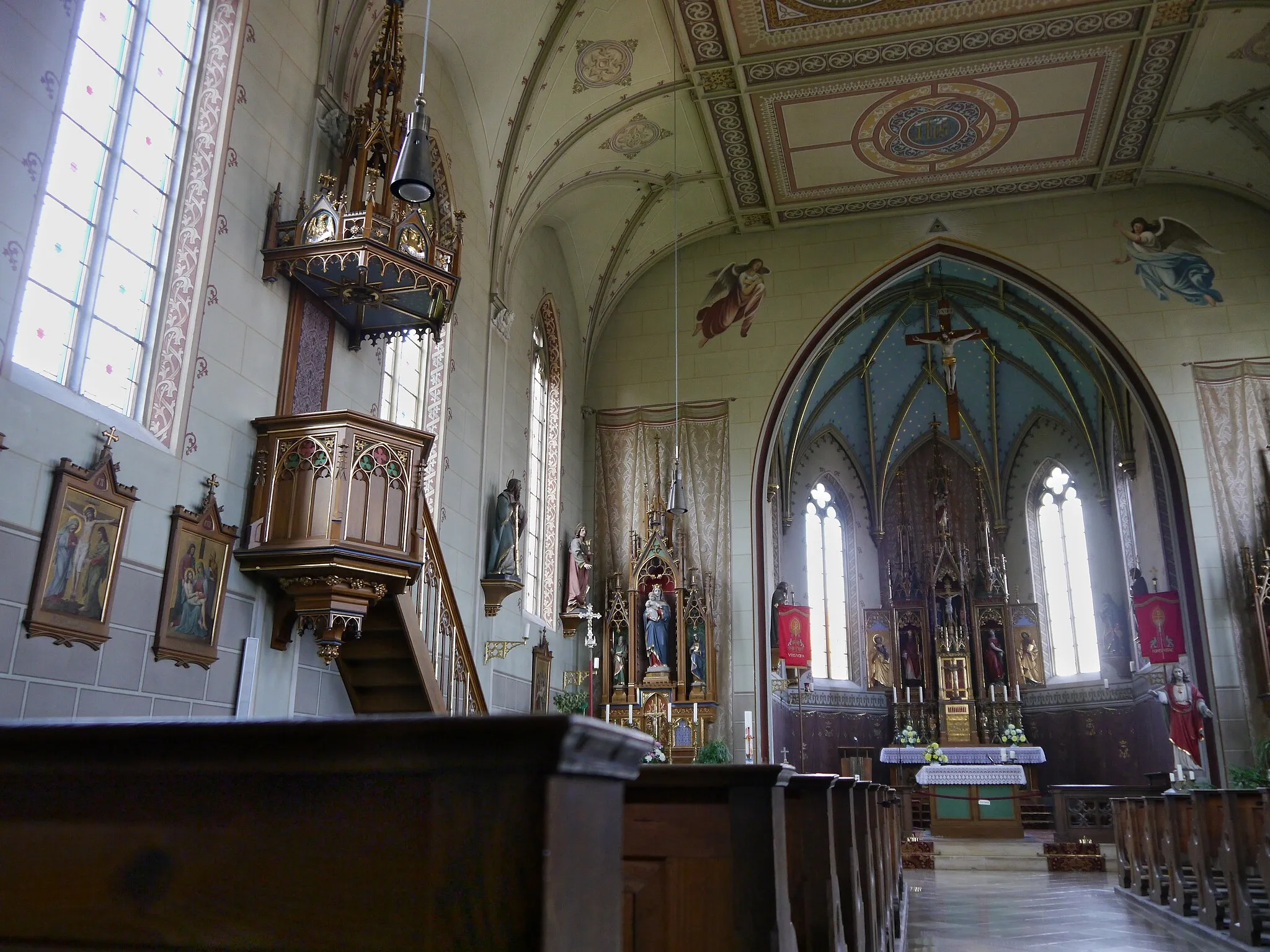 Photo showing: Katholische Pfarrkirche Mariae Himmelfahrt