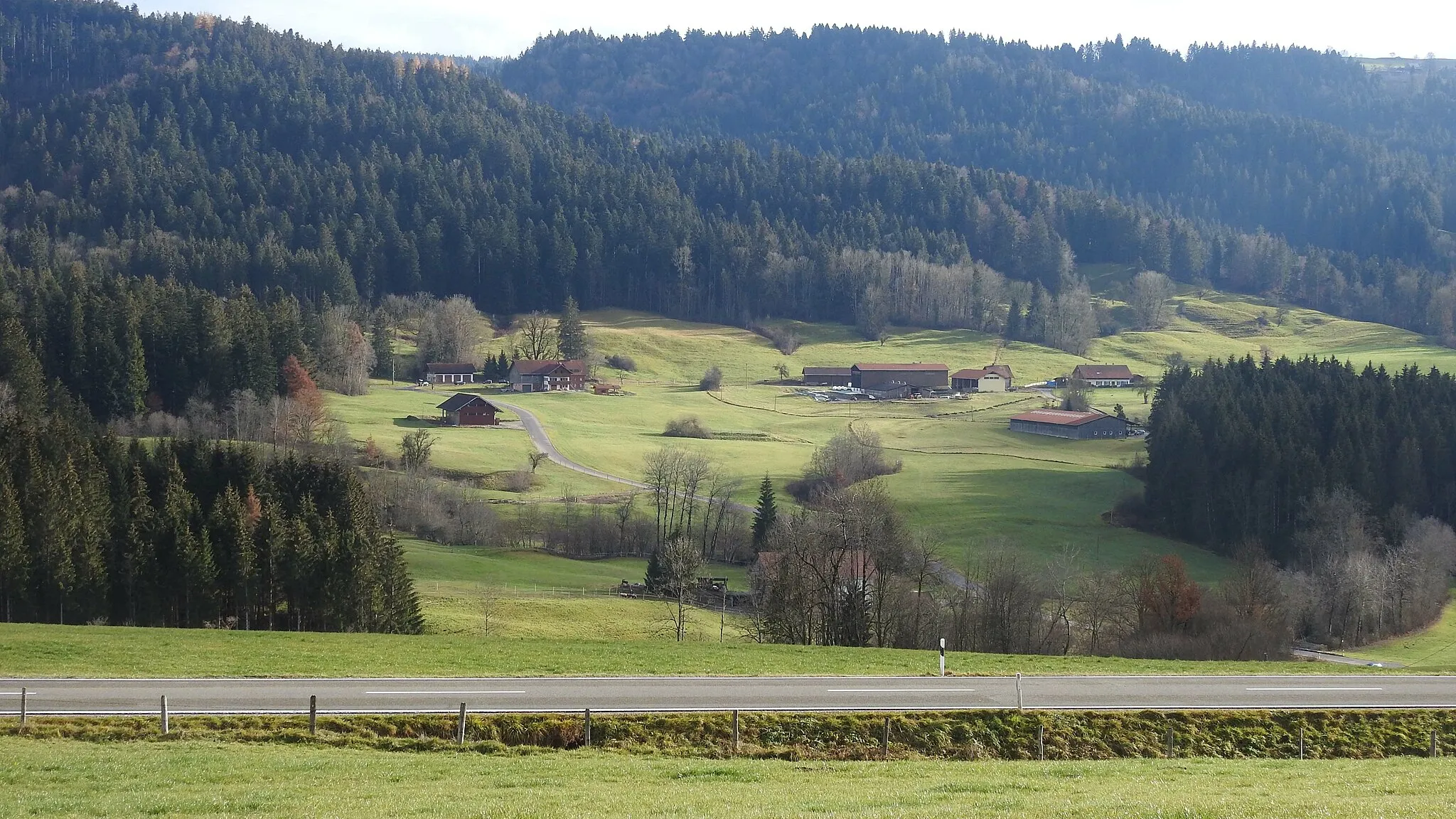 Photo showing: Eyenbach im Rothachtal von Nordwesten, Weiler-Simmerberg