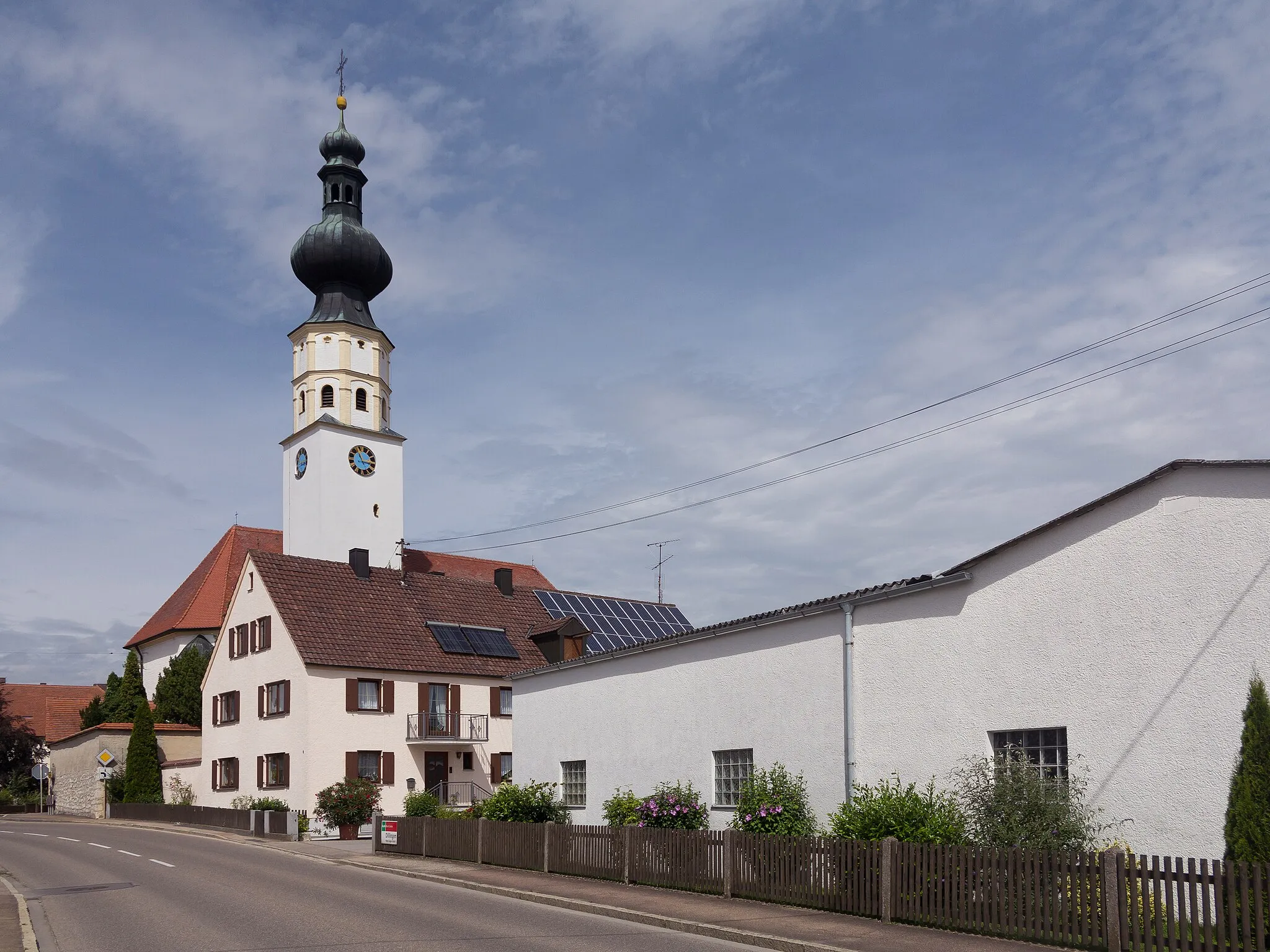 Photo showing: Donaualtheim, church: die Katholische Pfarrkirche St. Vitus