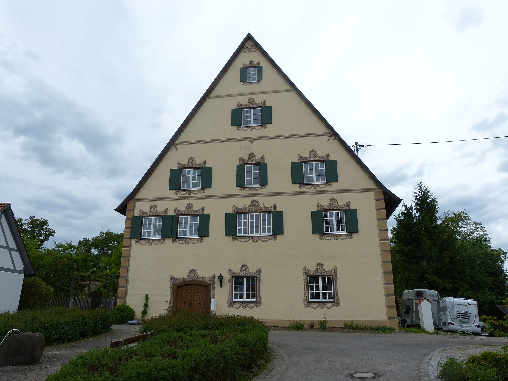 Photo showing: Amtshaus in Herbishofen, Landkreis Unterallgäu, Bayern