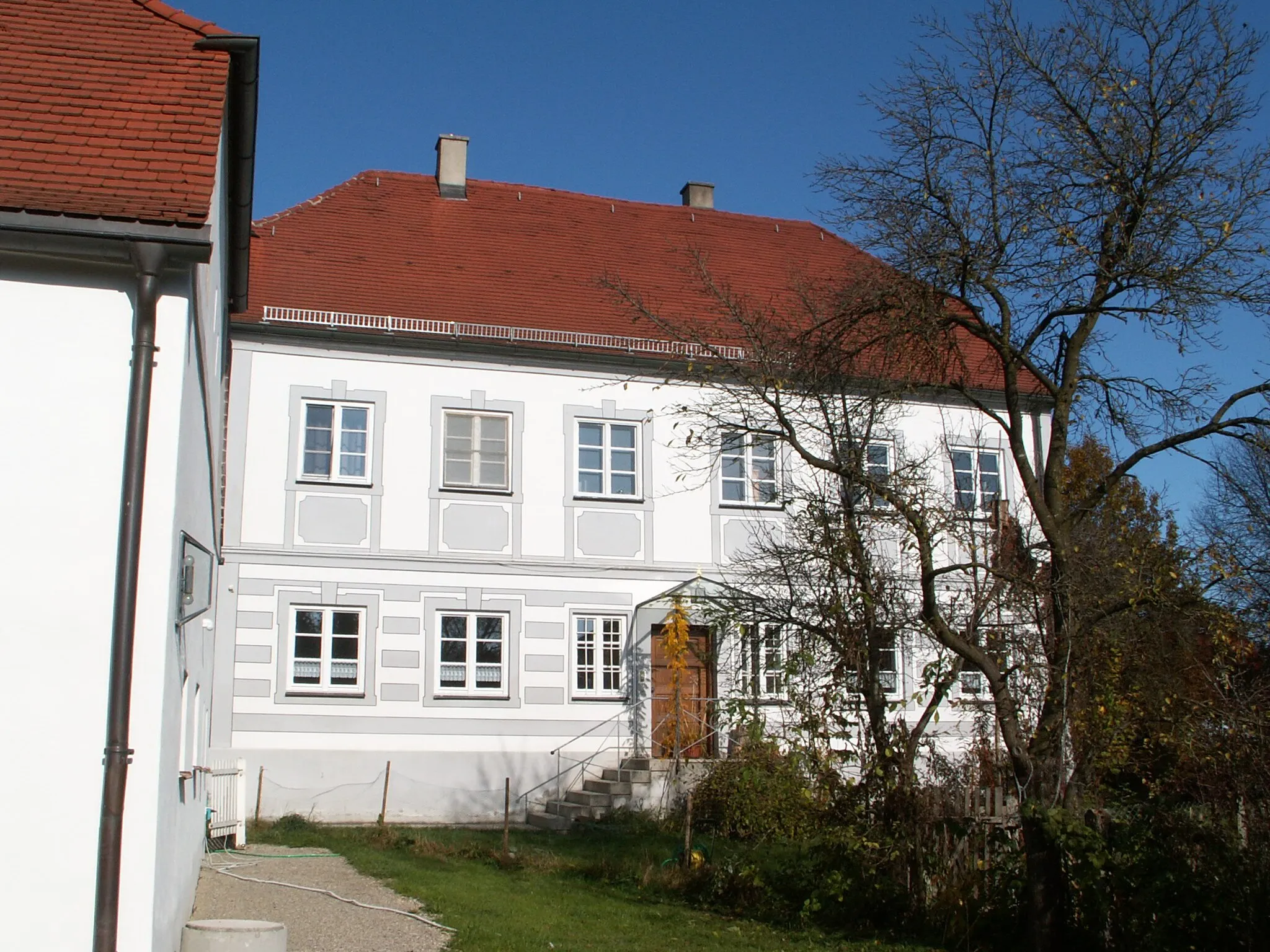 Photo showing: Pfarrhof Kleinkitzighofen, Lamerdingen
