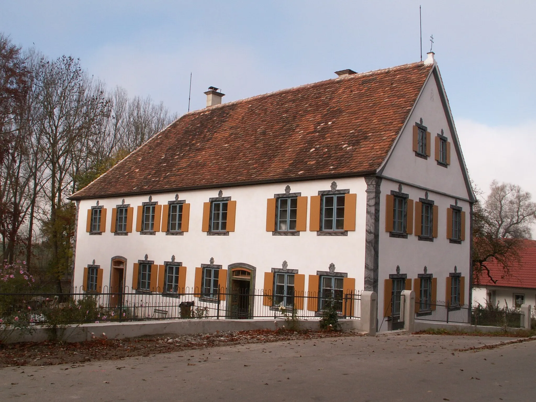 Photo showing: Pfarrhof in Großkitzighofen, Lamerdingen