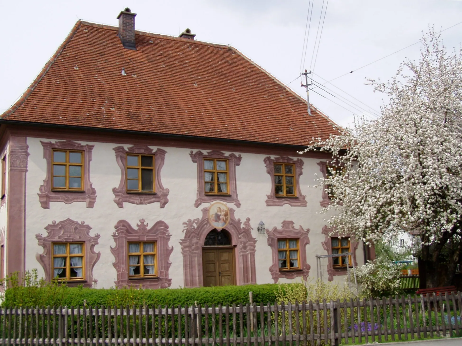 Photo showing: Pfarrhof Geisenried, Stadt Marktoberdorf
