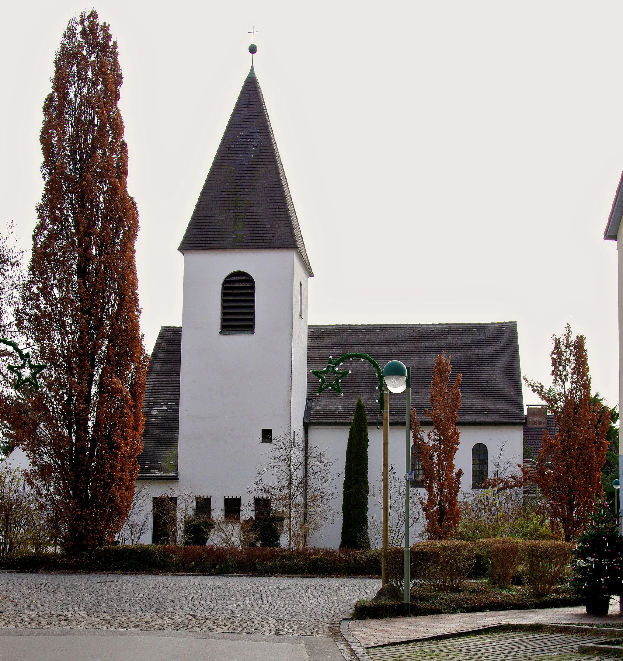 Photo showing: Bilder der evangelischen Hoffnungskirche in Buchloe.