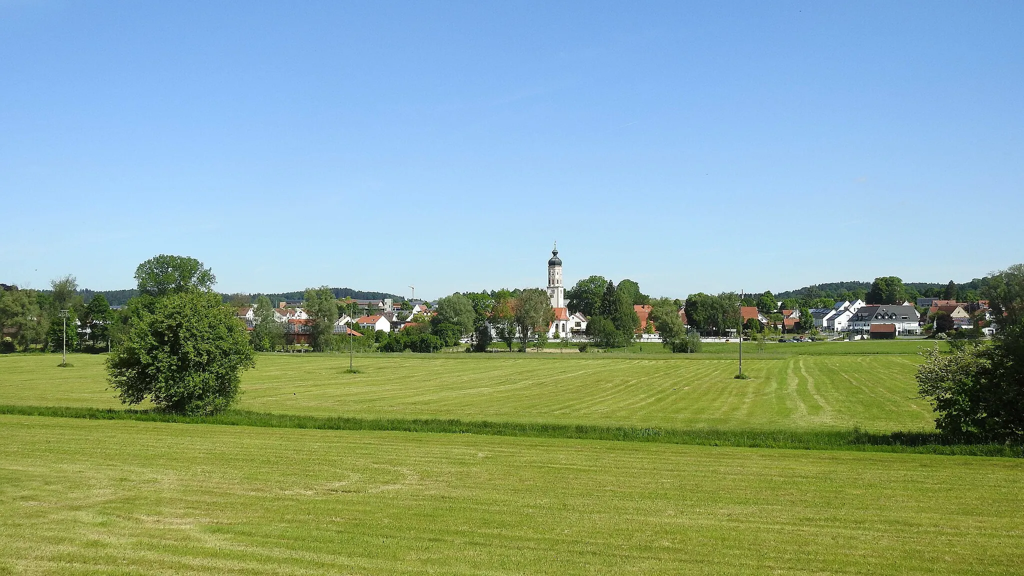 Photo showing: Horgau von Süden