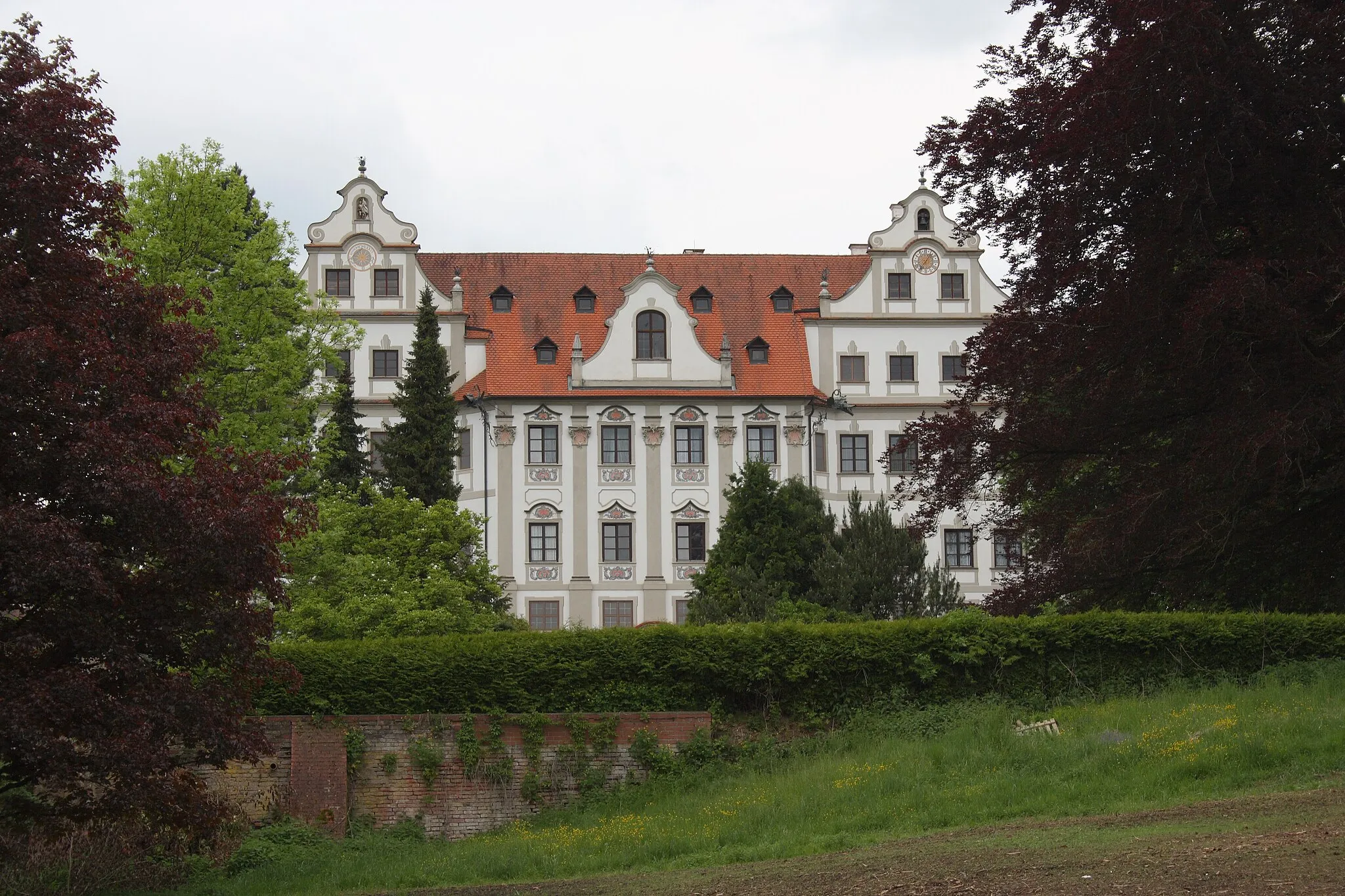 Photo showing: Schloss in Harthausen, einem Ortsteil von Rettenbach im Landkreis Günzburg (Bayern)