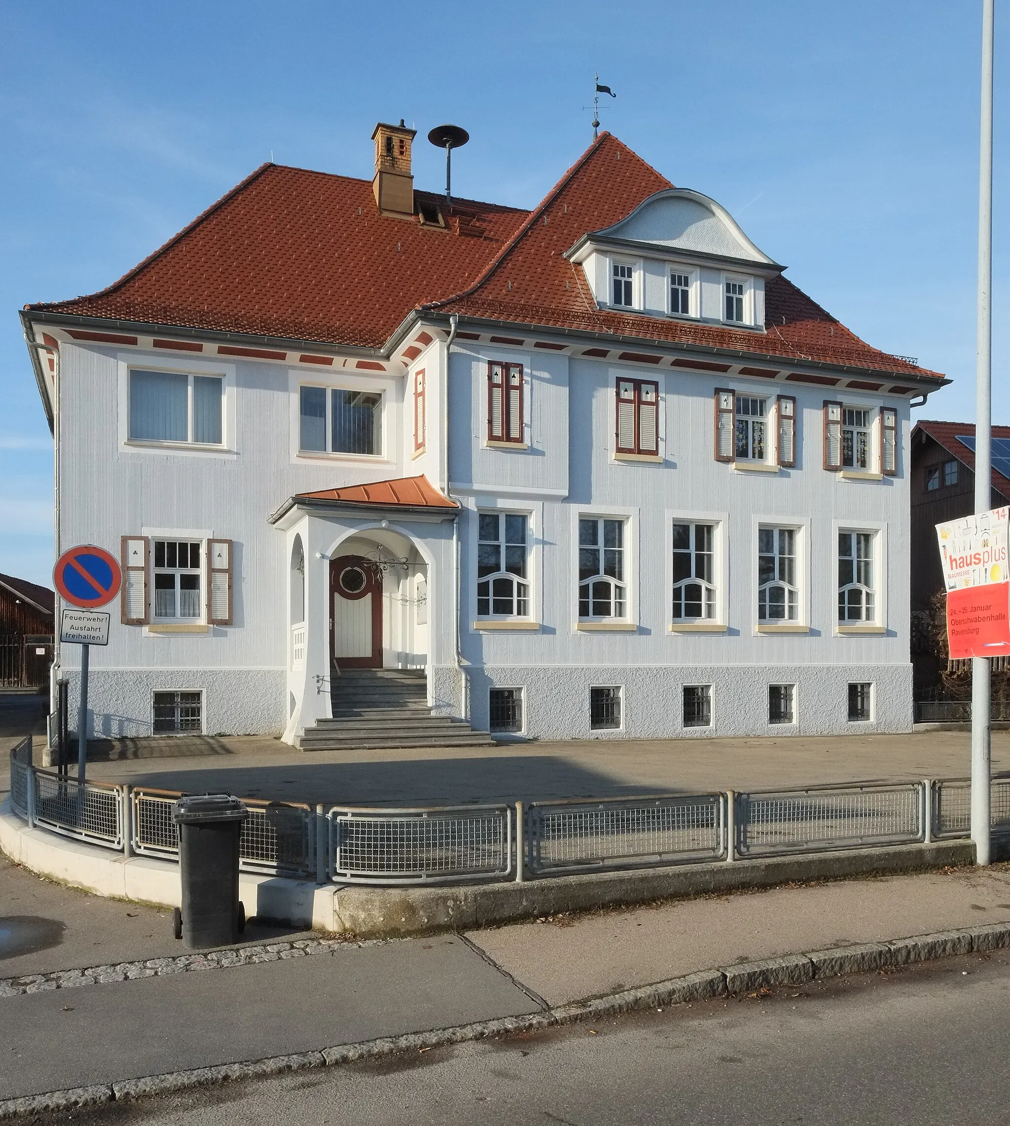 Photo showing: Parish hall Wangen-Primisweiler, district Ravensburg, Baden-Württemberg, Germany