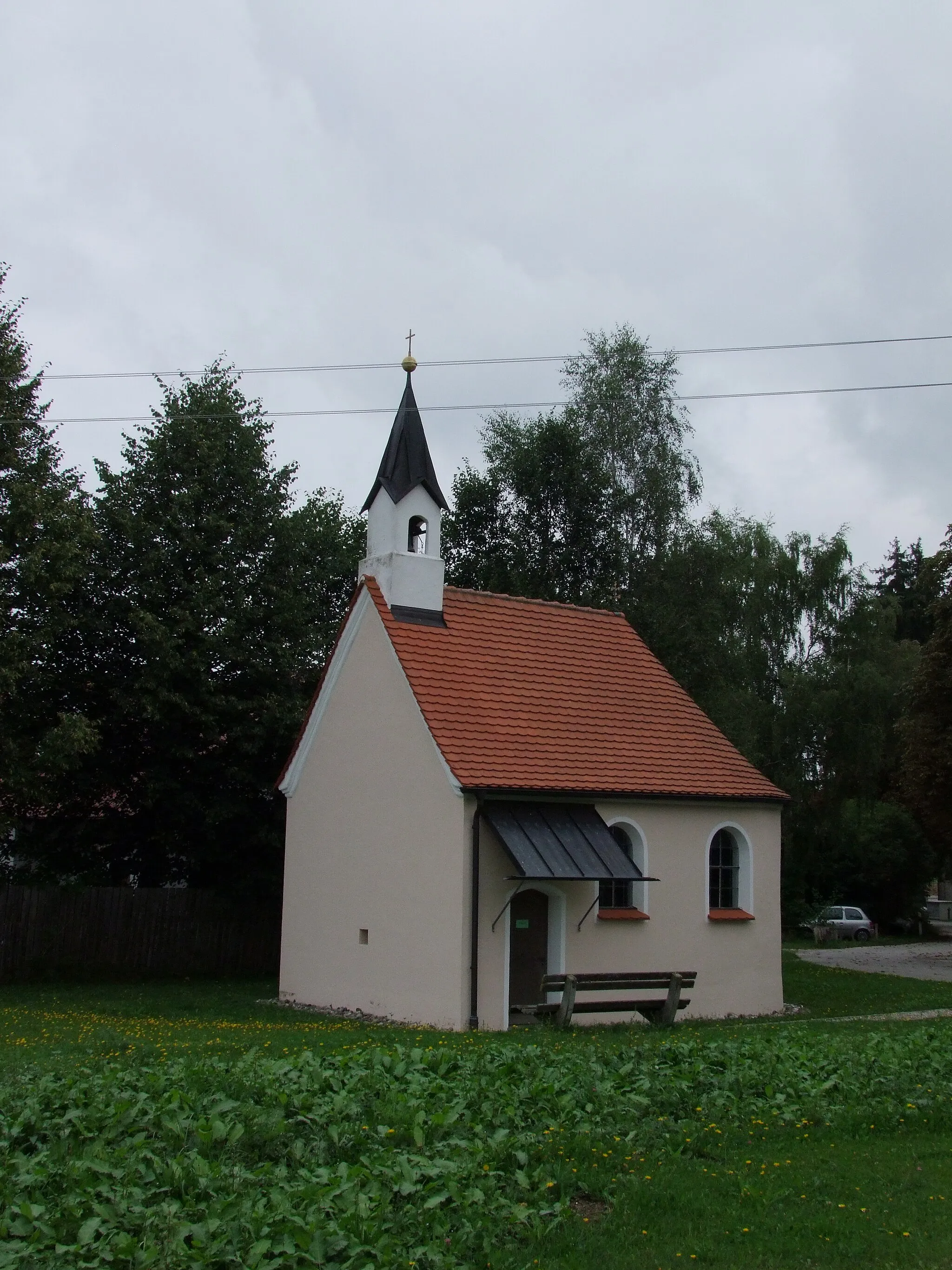 Photo showing: Die Kapelle zur Heiligen Kümmernis in Obergammenried, einem Ortsteil von Bad Wörishofen in Schwaben