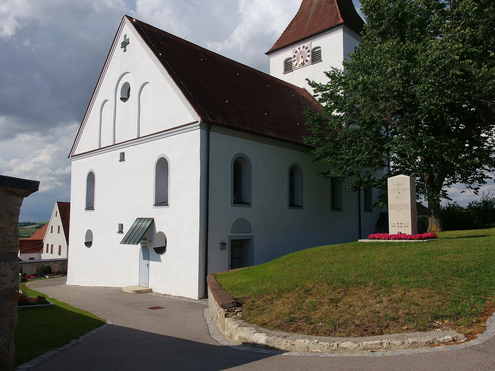 Photo showing: Großsorheim, Kirche, von Südwest