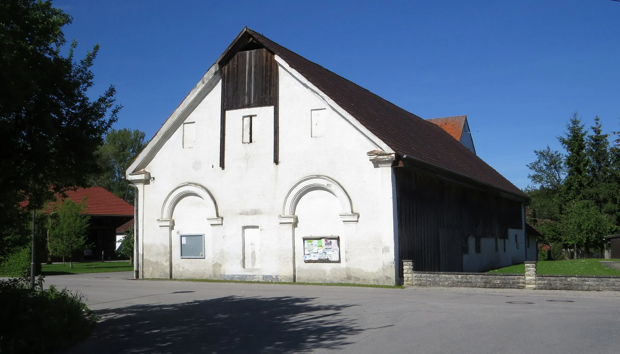 Photo showing: Nebengebäude Mühlenstr. 6 in Gernstall, Mindelheim