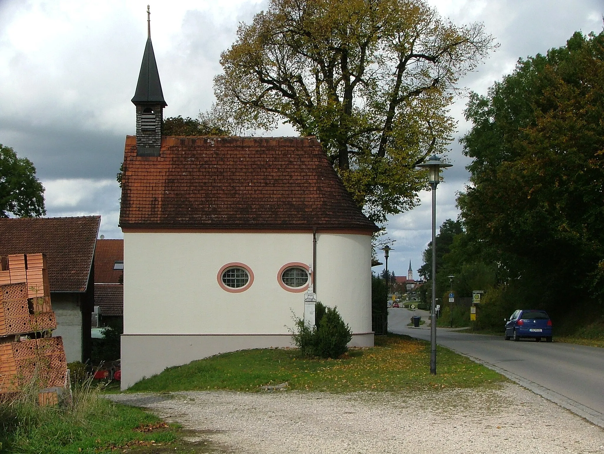 Photo showing: Kapelle Zu den Sieben Schmerzen Mariens in Gernstall an der Straße nach Mindelheim