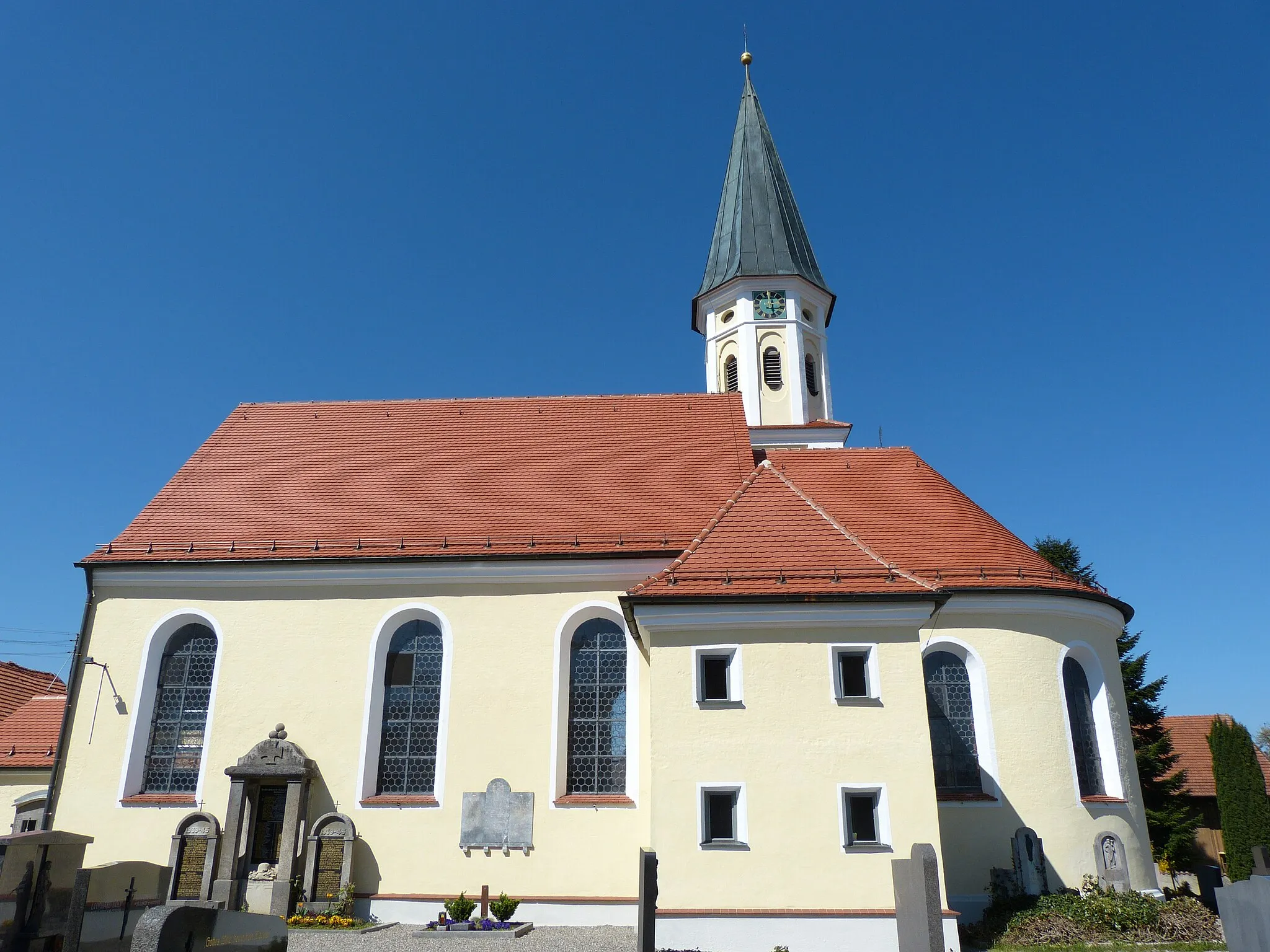 Photo showing: St. Ulrich in Erisried, Landkreis Unterallgäu, Bayern