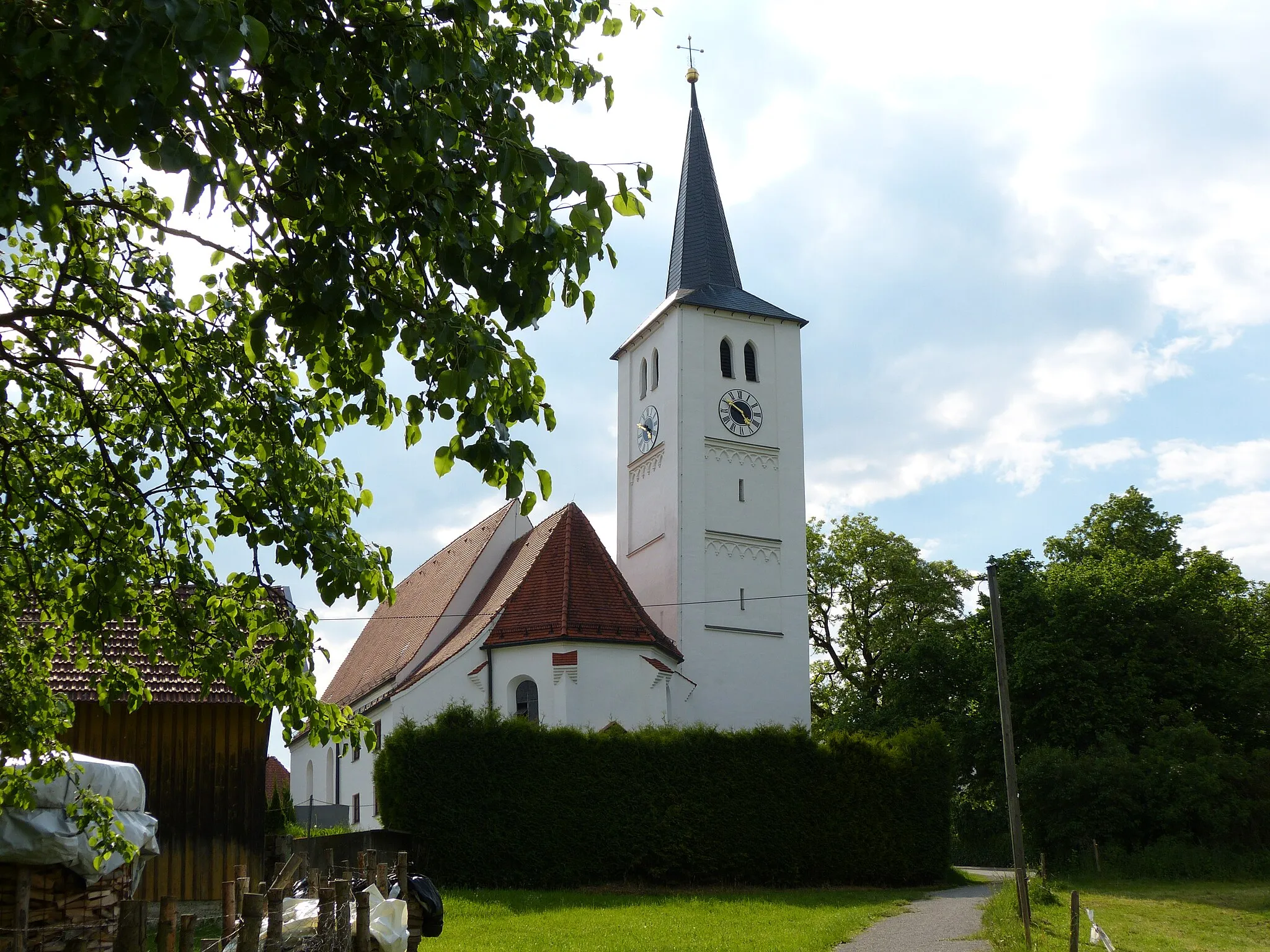 Photo showing: St. Stephanus, Köngetried, Landkreis Unterallgäu, Bayern