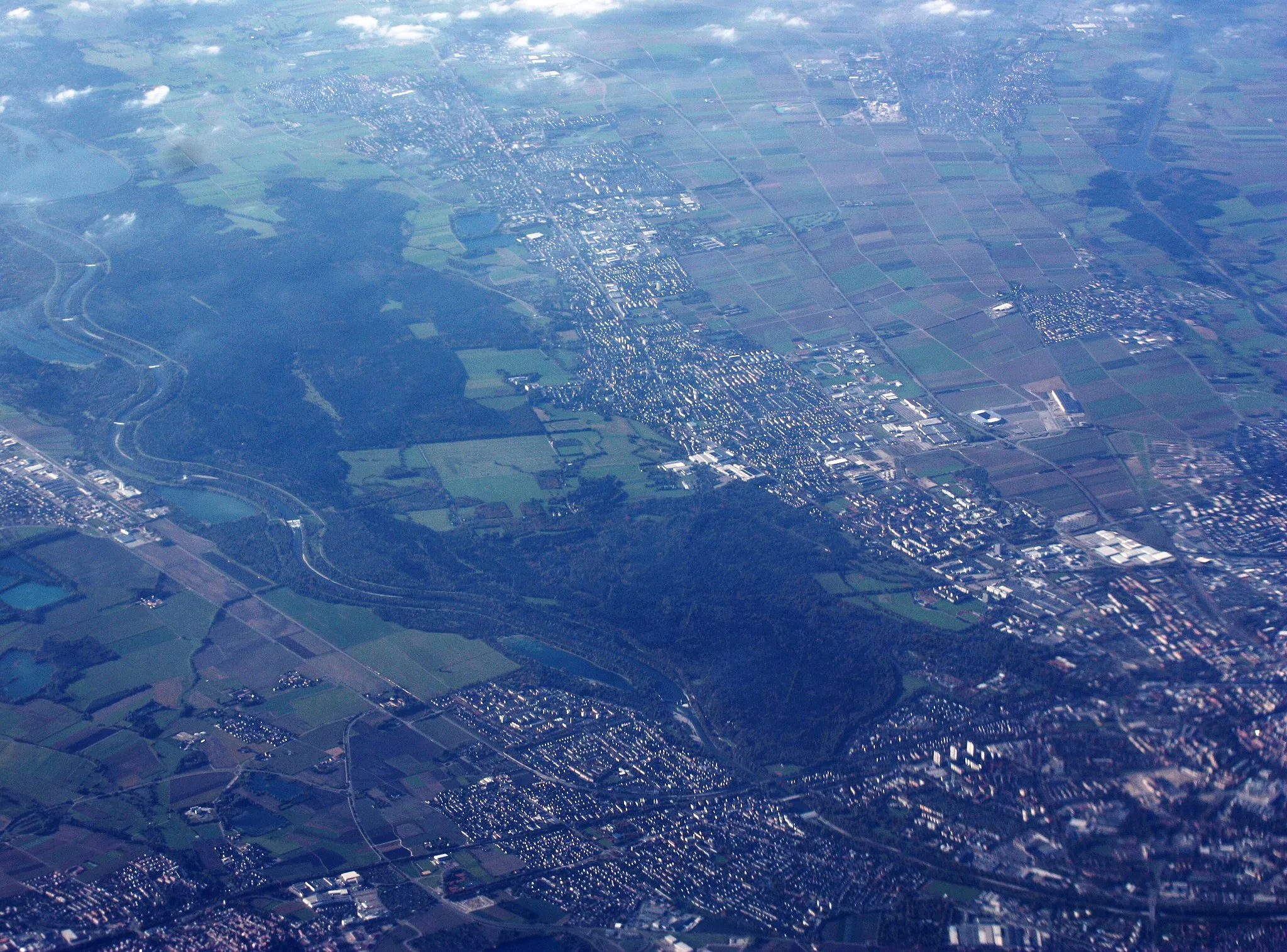 Photo showing: Flug von Frankfurt/Main nach Sofia; Start 10:12 MEZ; Landung 13:06 MEZ; Oktober 2010; Augsburg;