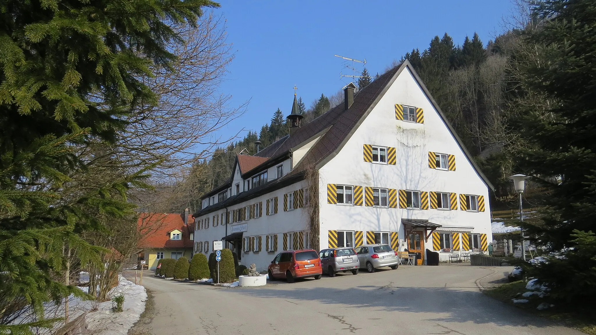 Photo showing: Ehem. Amtshaus im Schüttentobel, Grünenbach