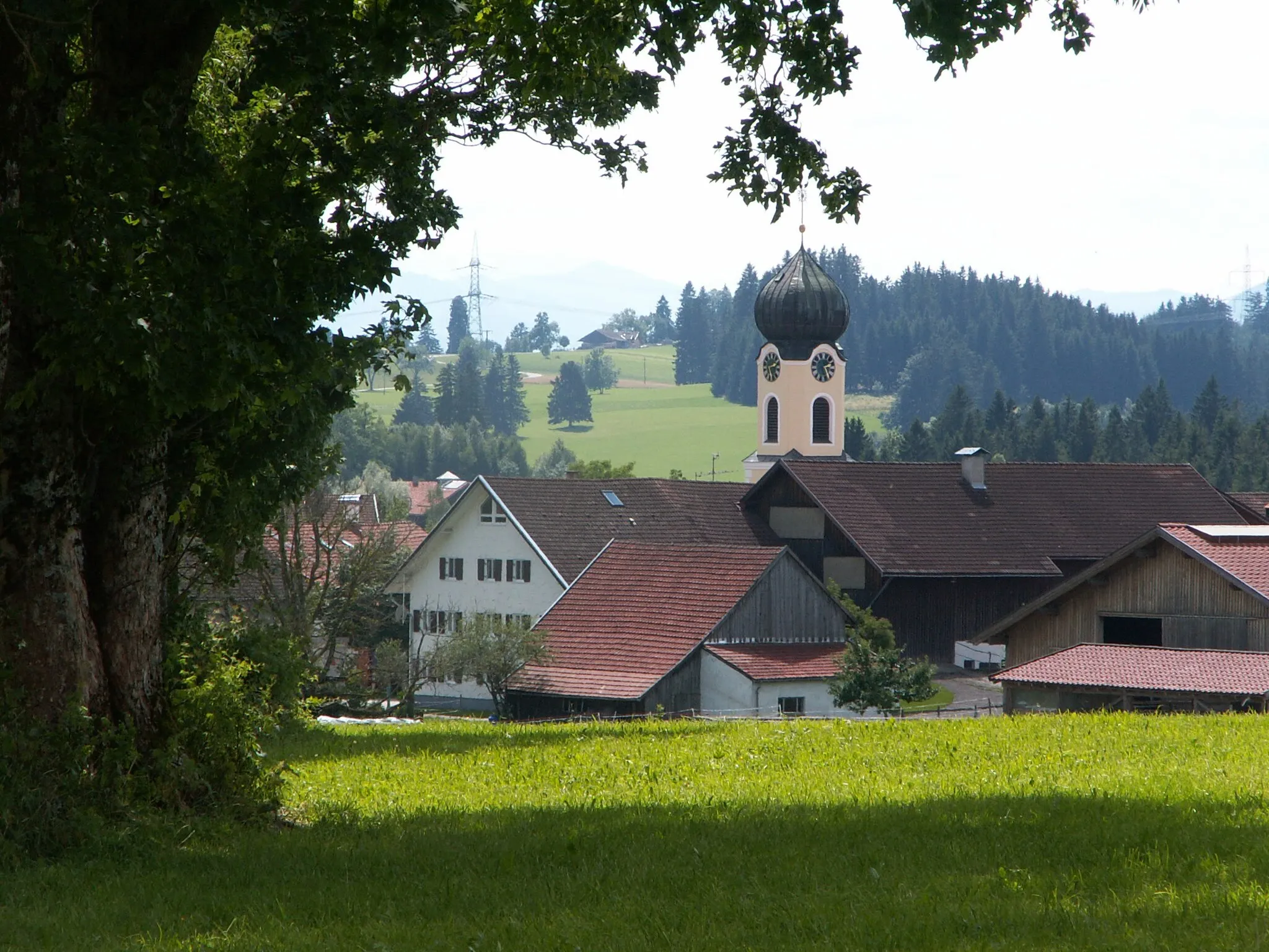 Photo showing: Bodelsberg von Norden, Durach