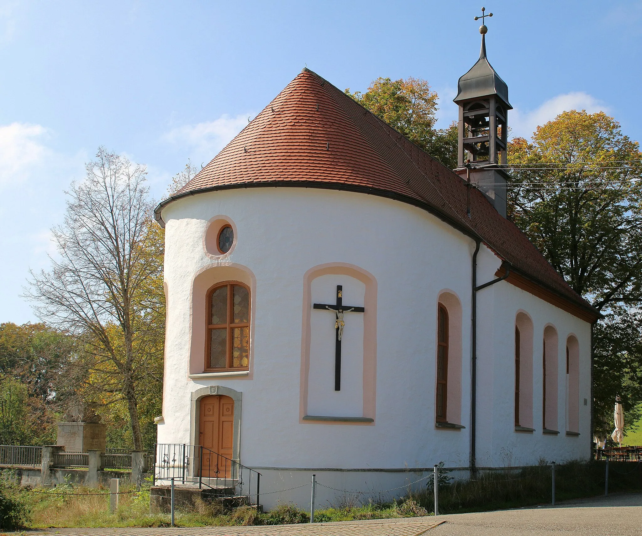 Photo showing: Chapel Mariä Heimsuchung (Maria's Visitation) on the hill Mariaberg in Kempten (Allgäu) Germany, built 1768