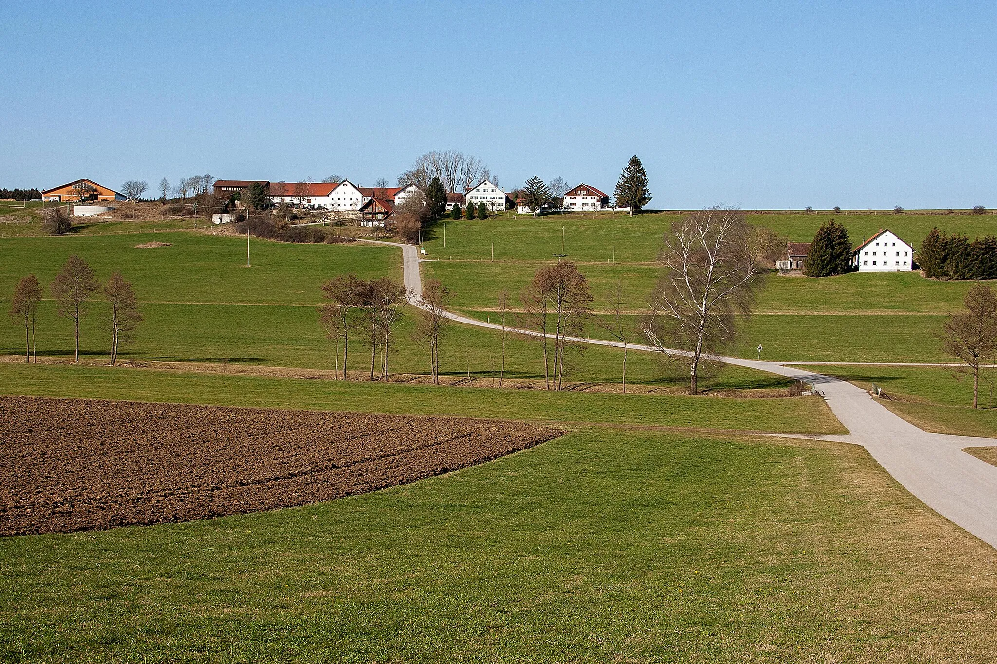 Photo showing: Erlis, Ansicht von Osten aus Richtung Eutenhausen