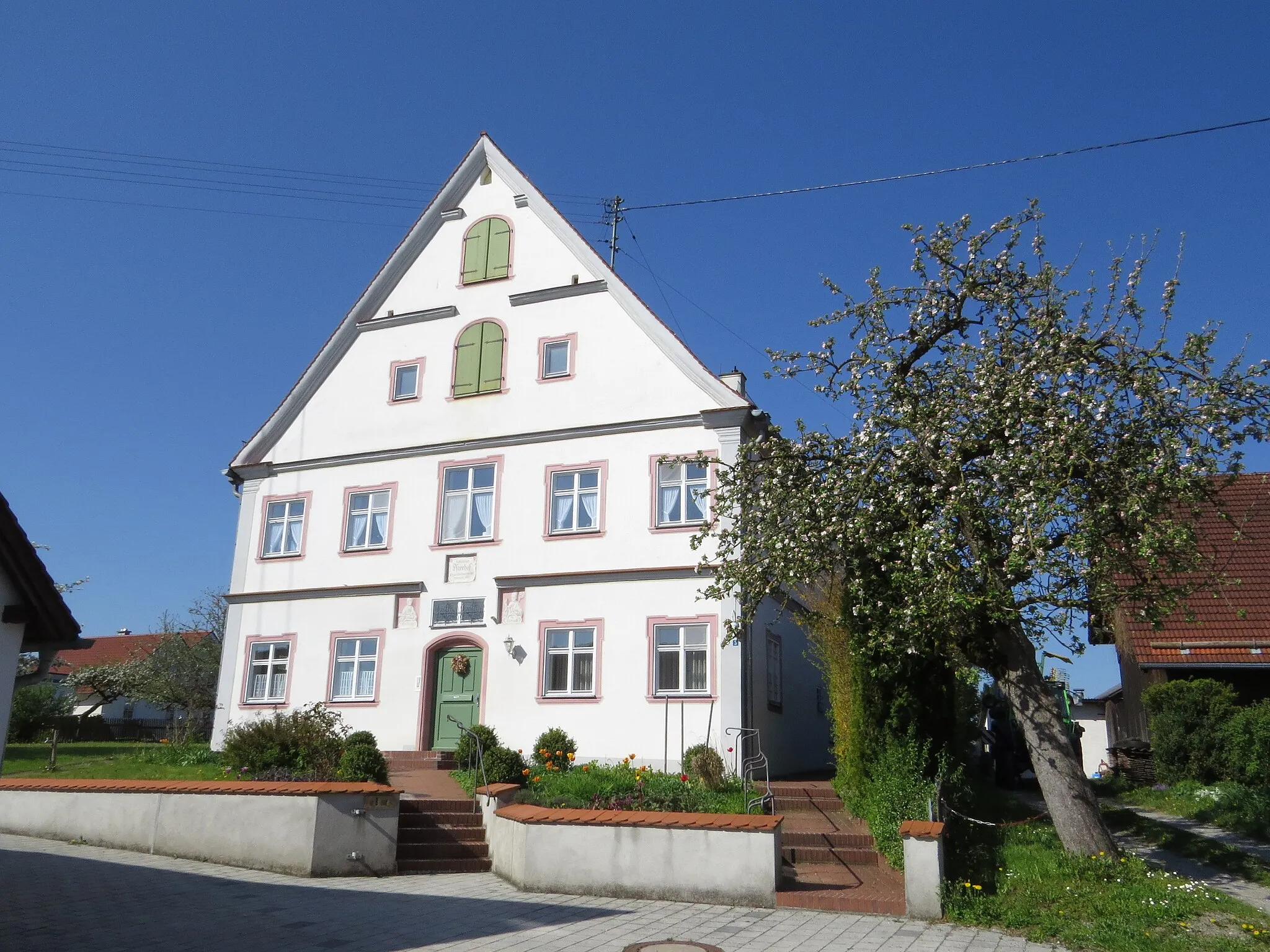 Photo showing: Pfarrhof in Frechenrieden, Markt Rettenbach
