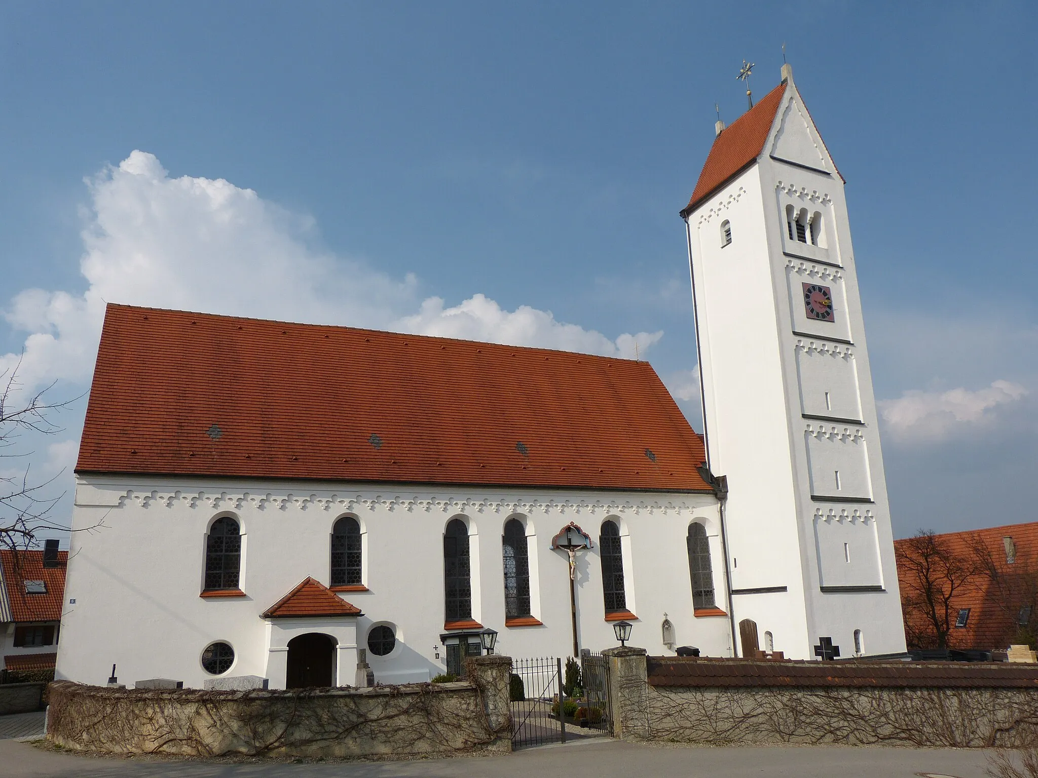 Photo showing: St. Gordian und Epimachus, Frechenrieden, Gemeinde Markt Rettenbach, Landkreis Unterallgäu, Bayern