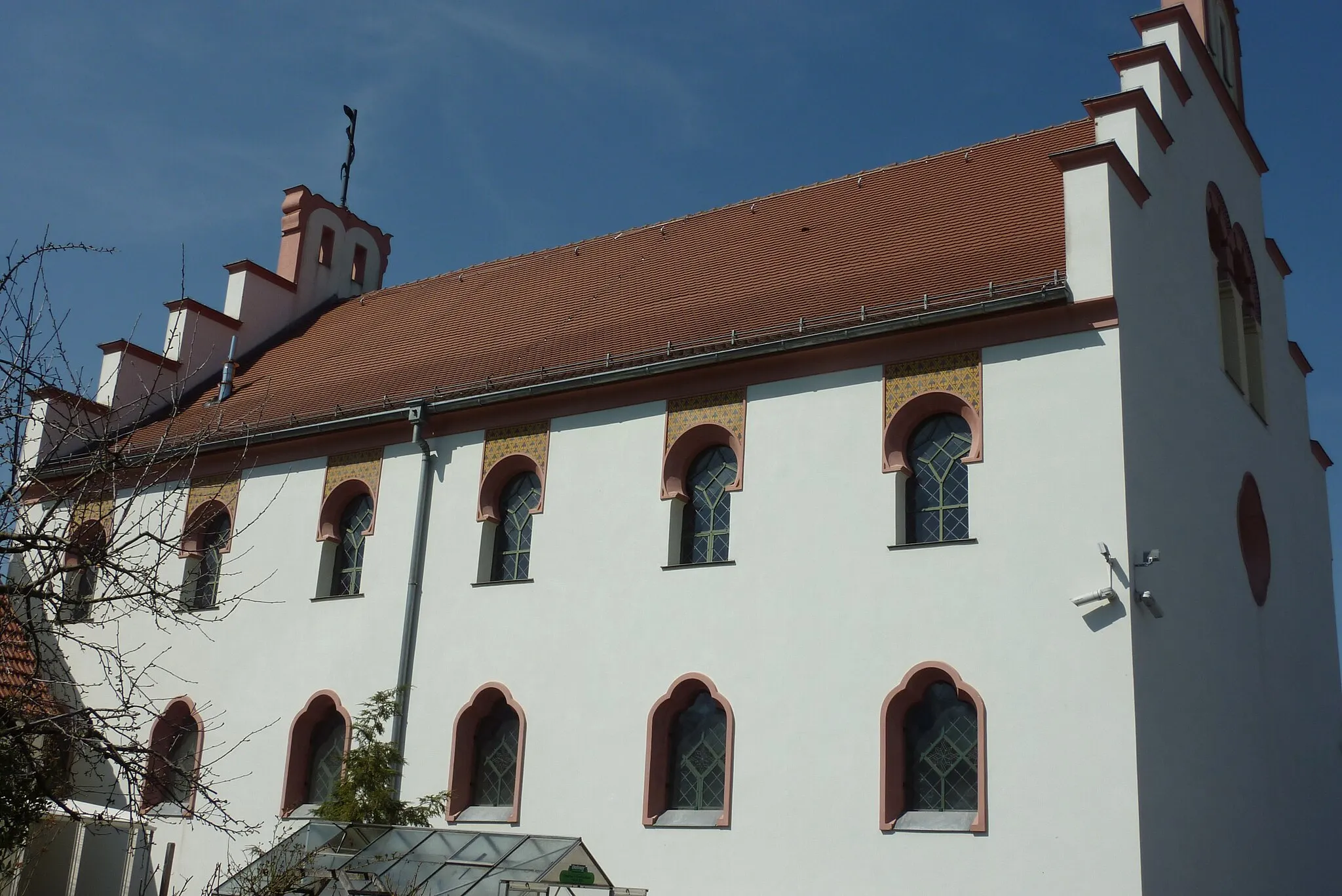 Photo showing: Synagoge in Binswangen, Südseite