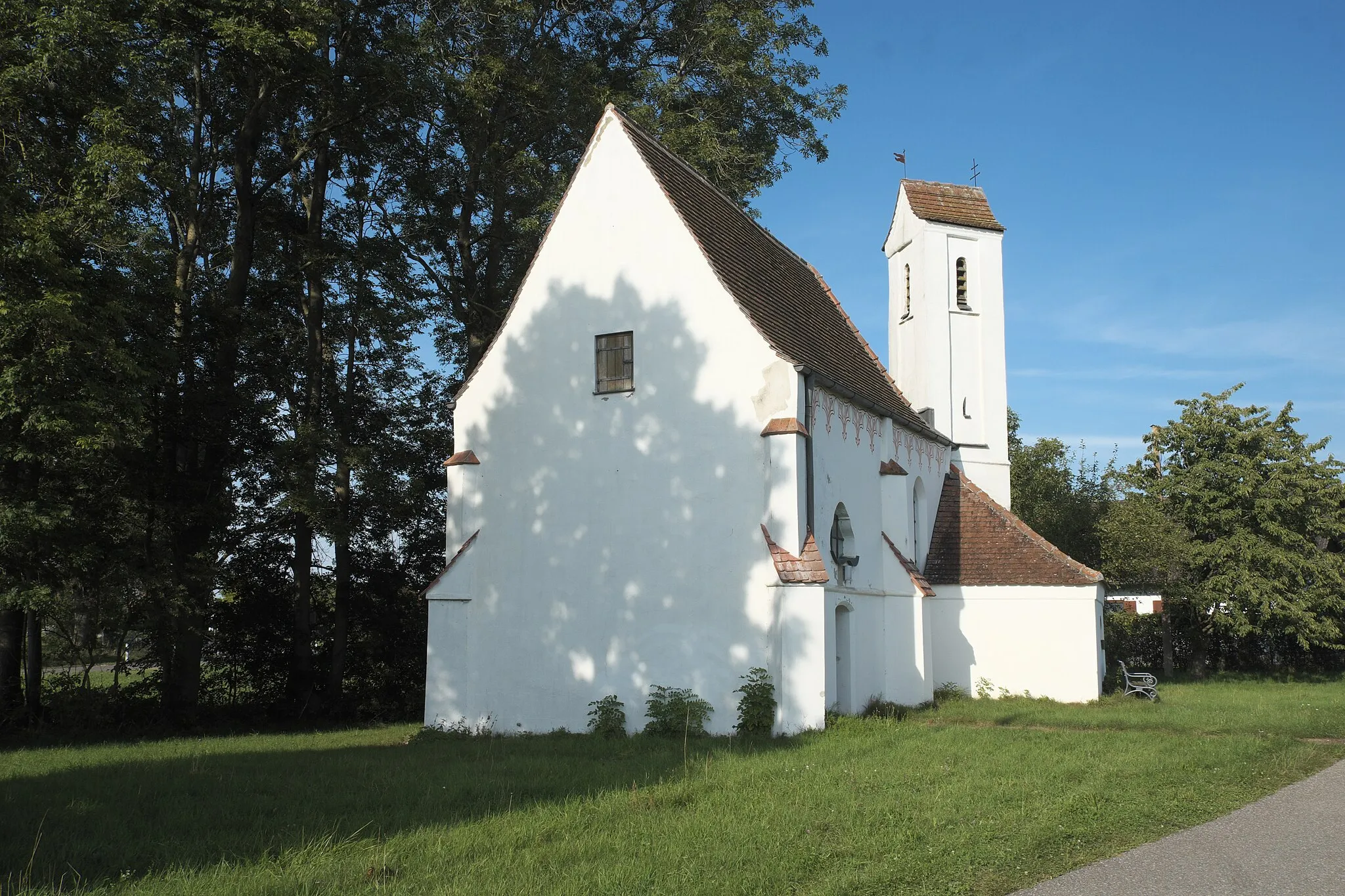 Photo showing: Katholische Filialkirche St. Ulrich in Schönau (Inchenhofen) im schwäbischen Landkreis Aichach-Friedberg (Bayern/Deutschland)