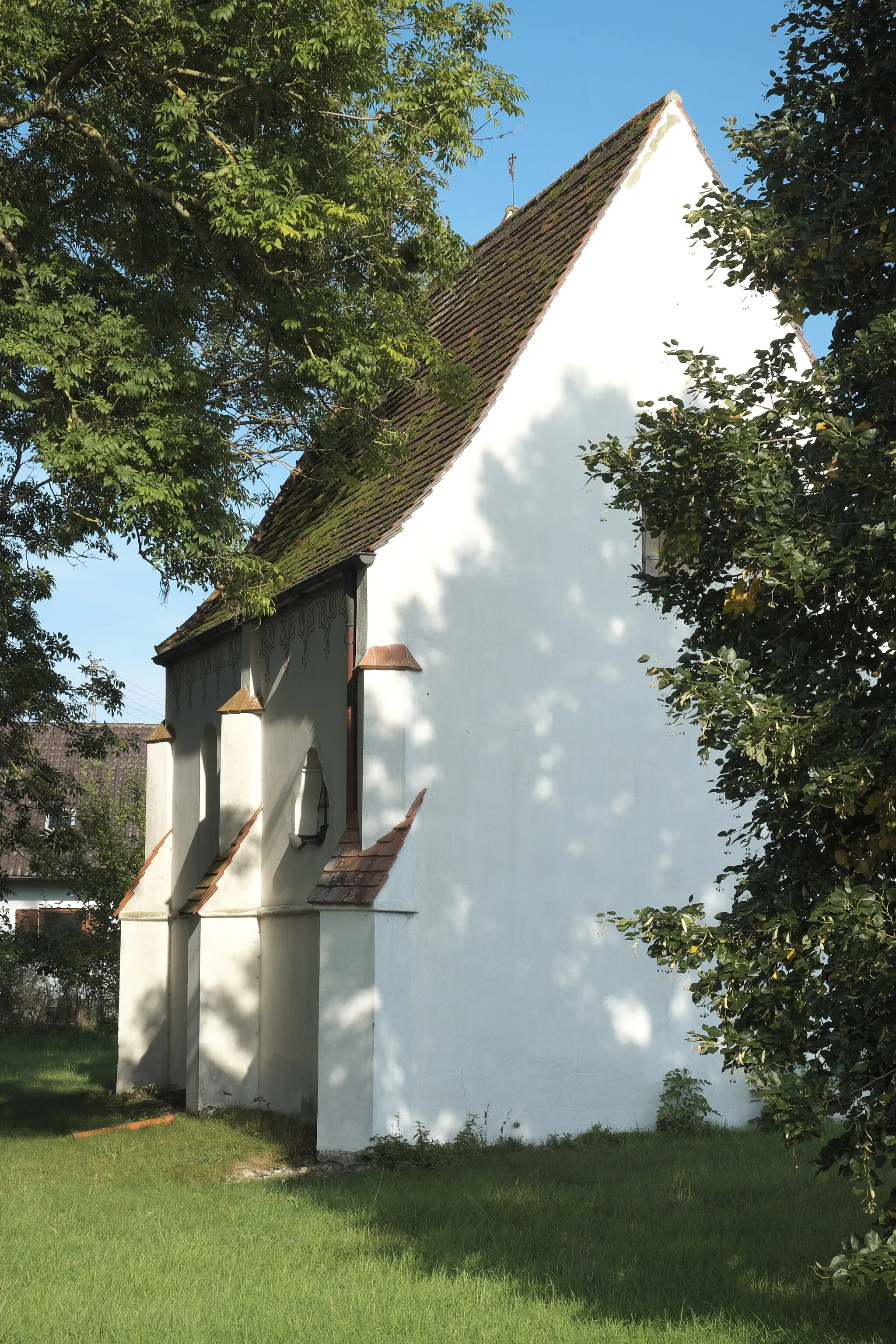 Photo showing: Katholische Filialkirche St. Ulrich in Schönau (Inchenhofen) im schwäbischen Landkreis Aichach-Friedberg (Bayern/Deutschland)