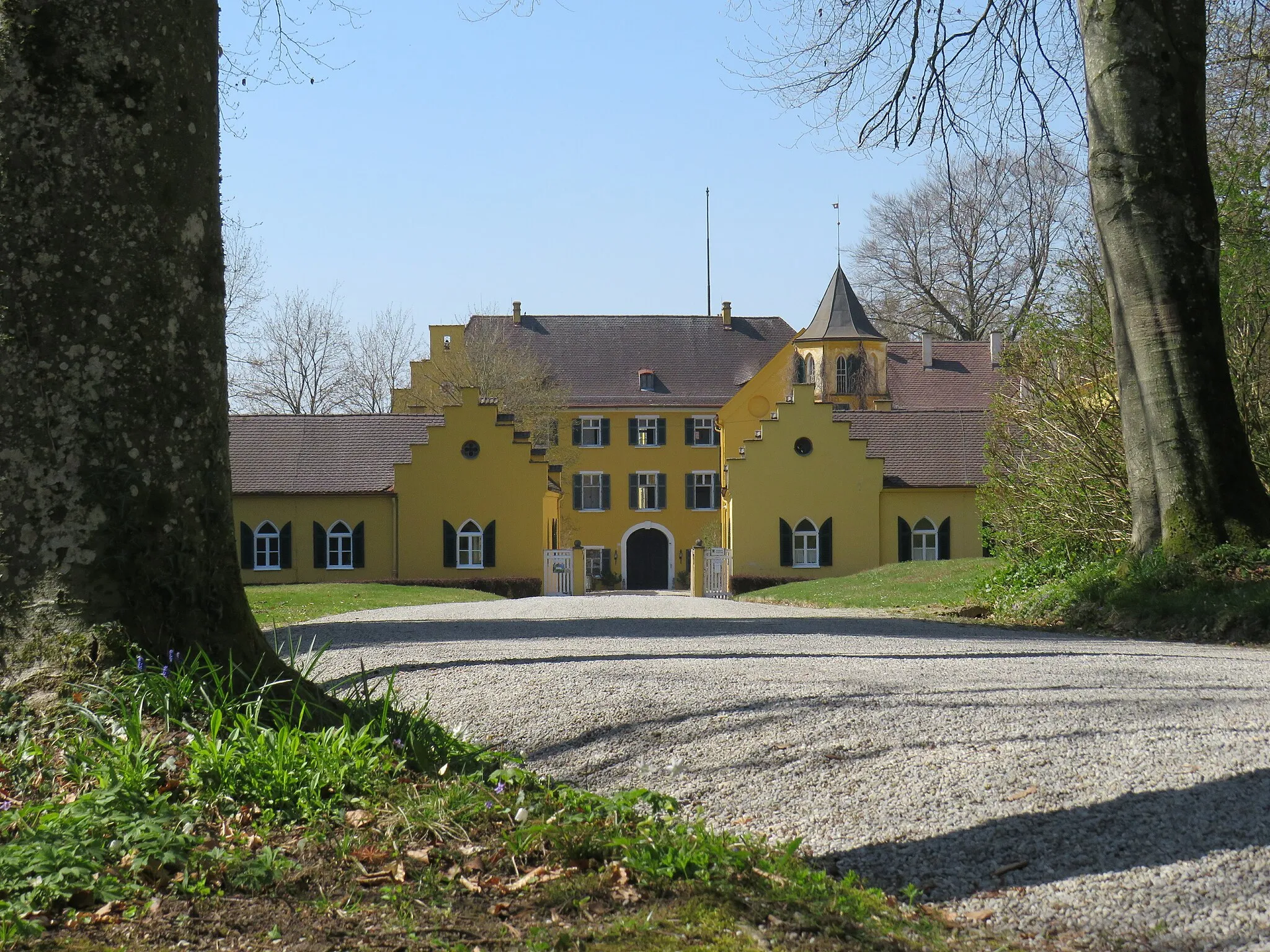 Photo showing: Schloss Seyfriedsberg (Ziemetshausen) von Osten betrachtet.