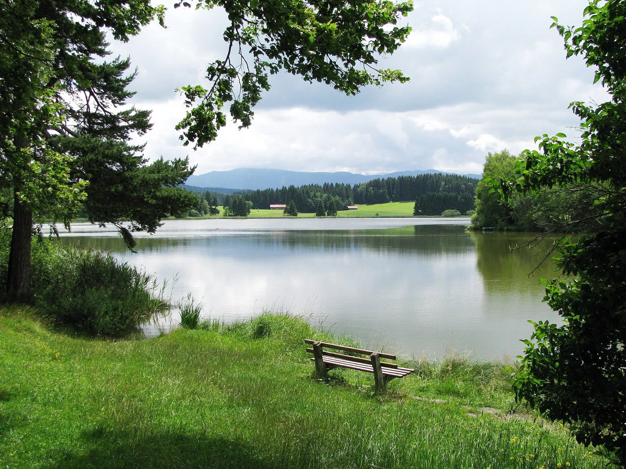 Photo showing: Deutensee nach Süden