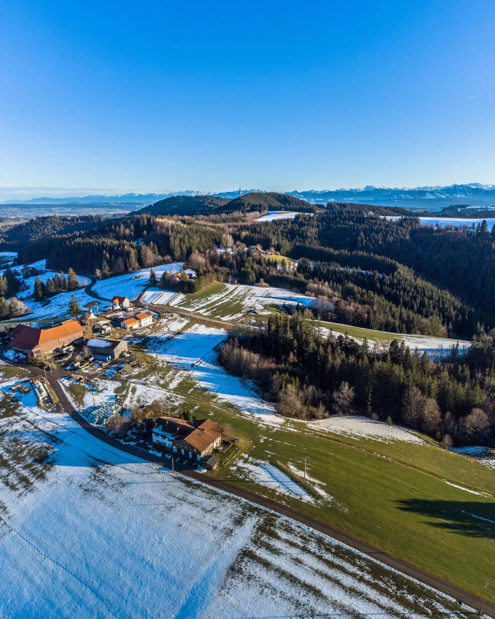 Photo showing: Schmidsreute, part of the town Wiggensbach in South Germany