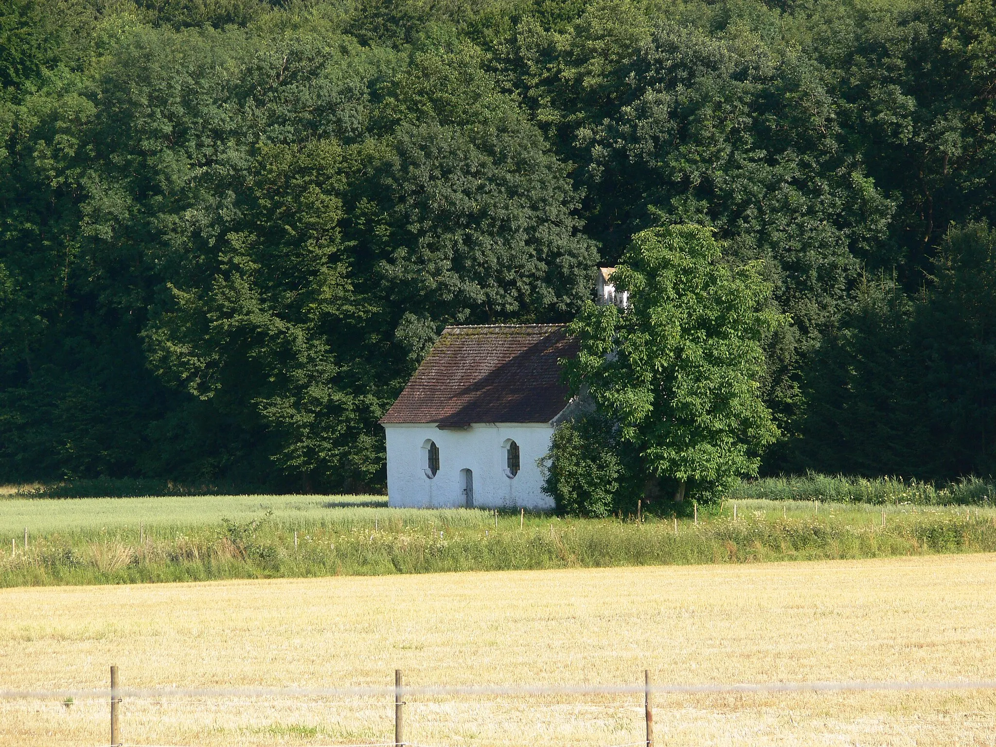 Photo showing: Meckenbeuren, Bodenseekreis, Baden-Württemberg
Kapelle im Ortsteil Laufenen