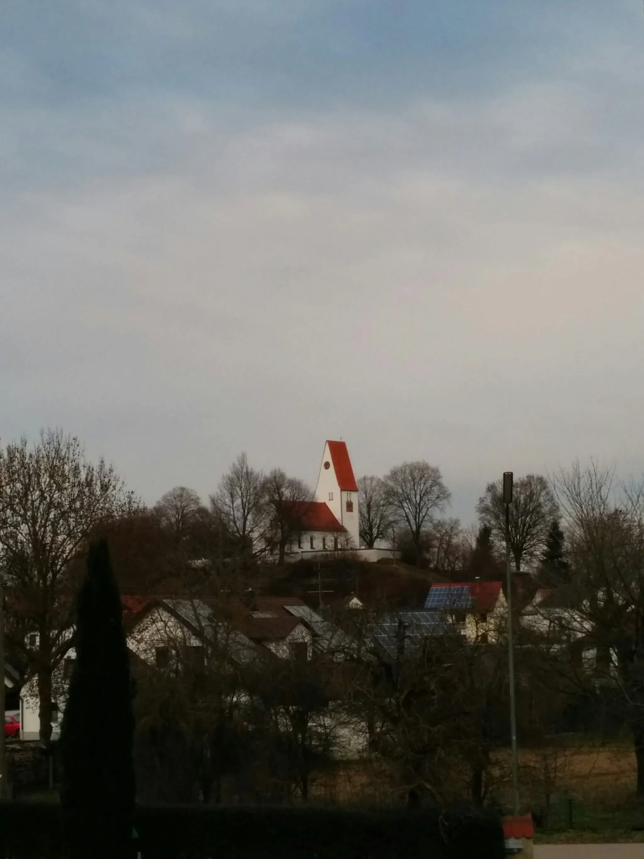 Photo showing: Ansicht der Pfarrkirche Sankt Martin in der Gemeinde Ambach (Ehekirchen)