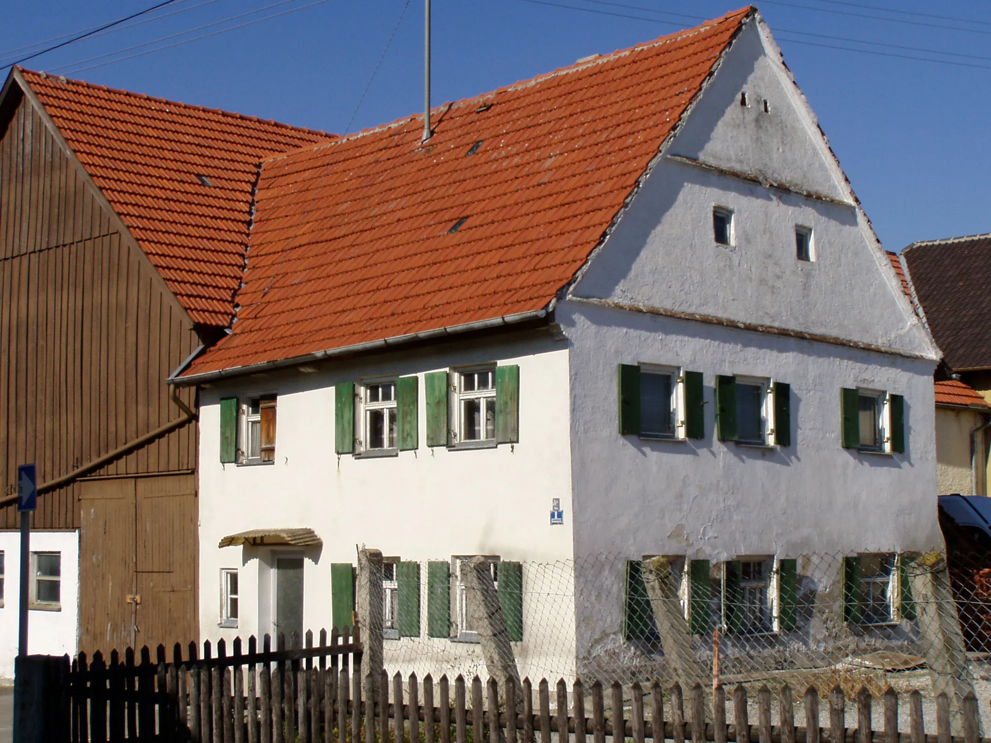 Photo showing: Bauernhaus in Hiltenfingen