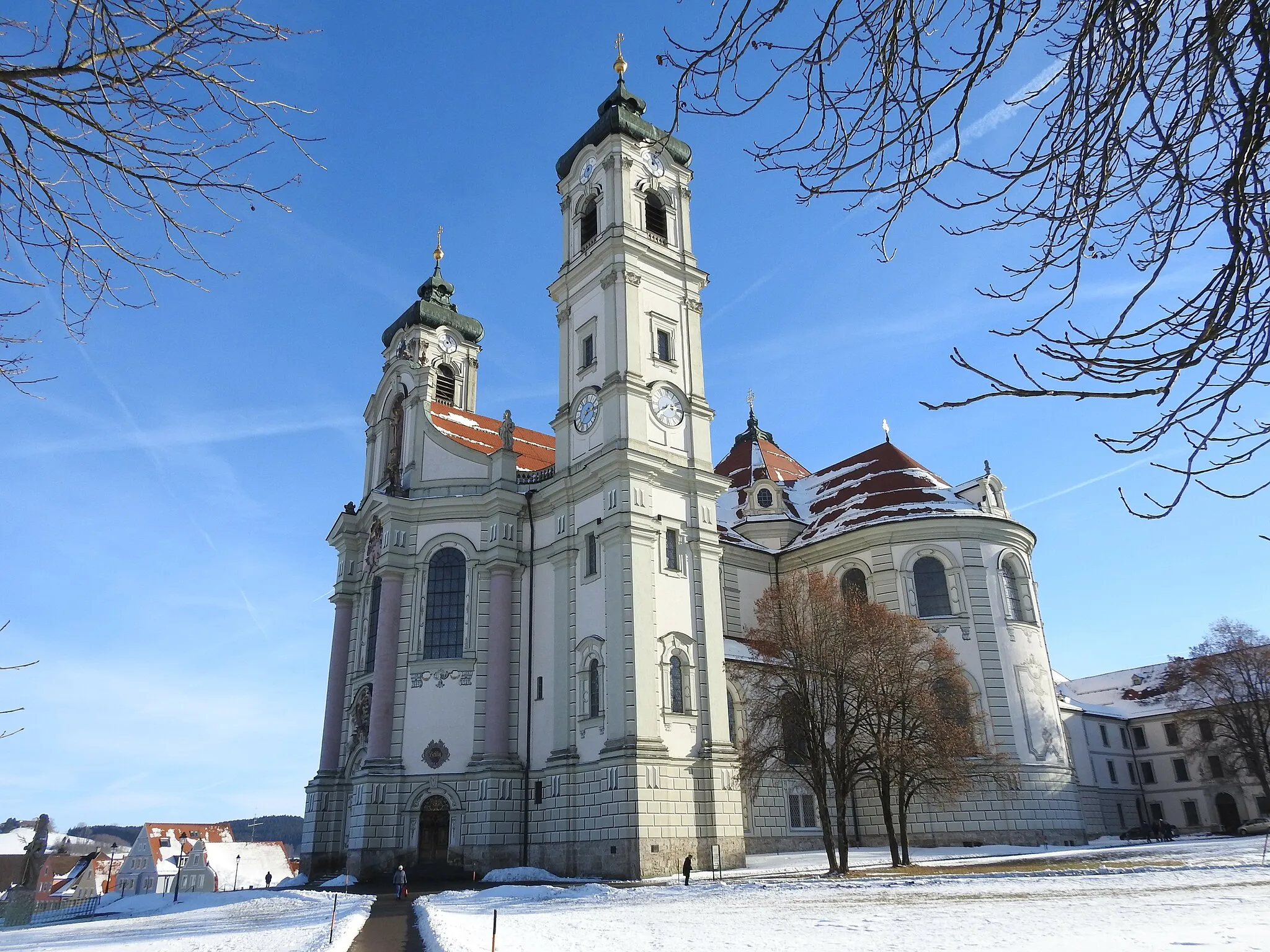 Photo showing: Basilika in Ottobeuren von Nordwesten