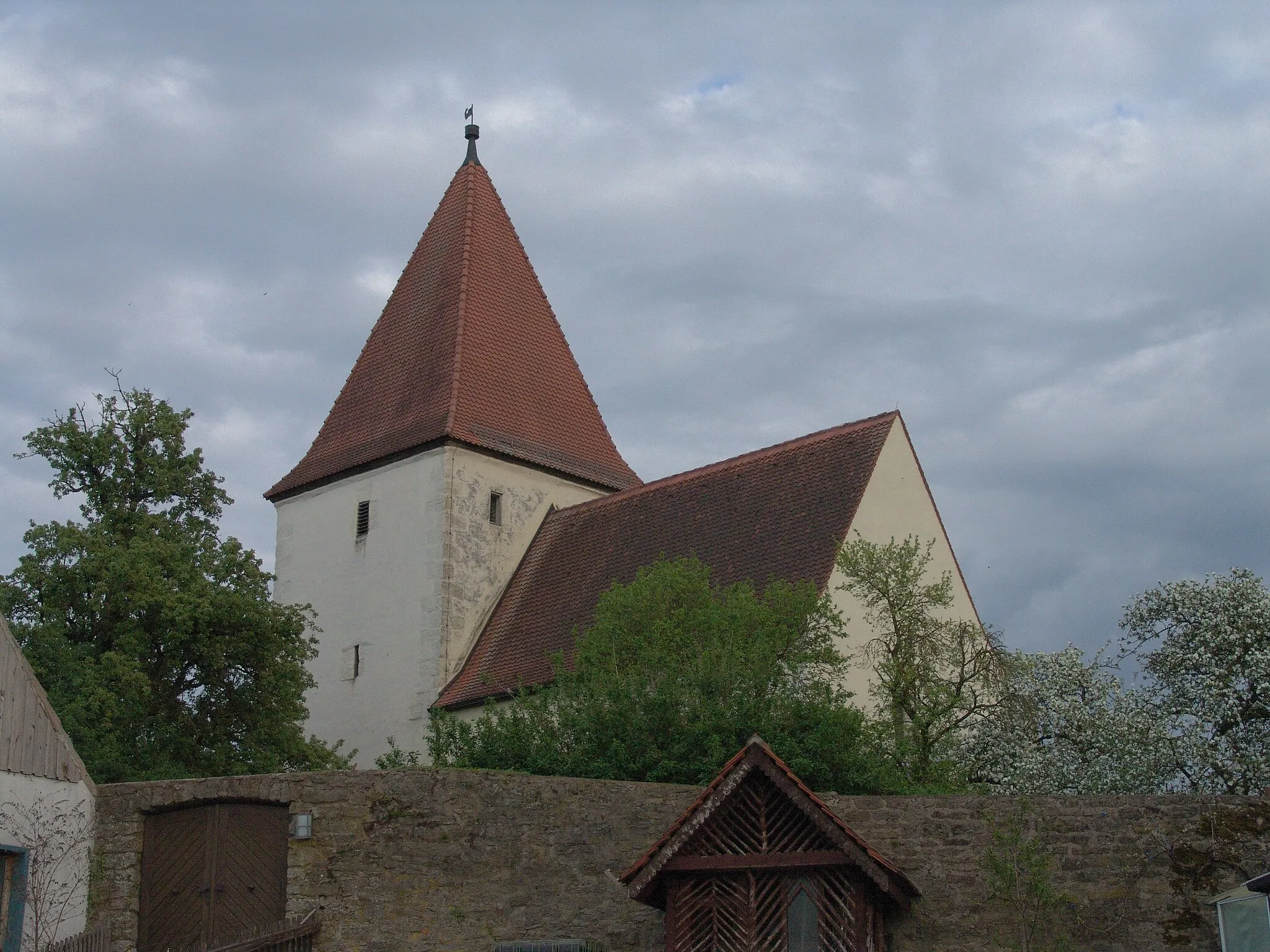 Photo showing: evang.-luth. Kirche St. Andreas in Geilsheim