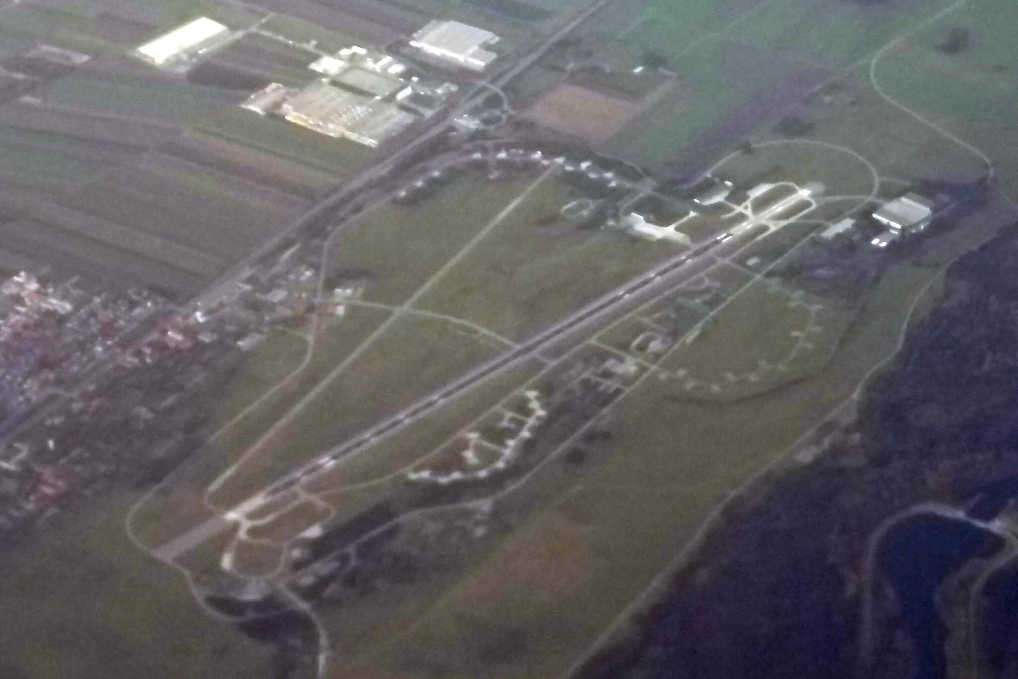 Photo showing: ETSL AIRPORT LECHFELD AIR FORCE BASE FROM A319 F-GRXD FLIGHT MUC-CDG