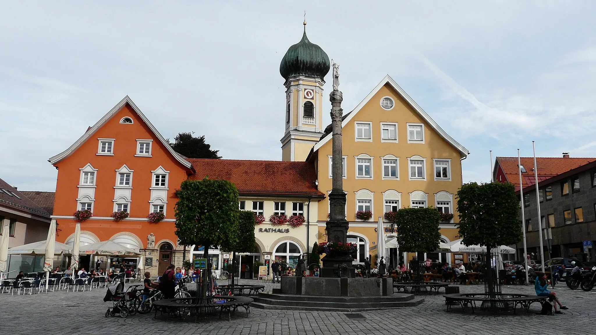 Photo showing: Mariensäule in Immenstadt im Allgäu