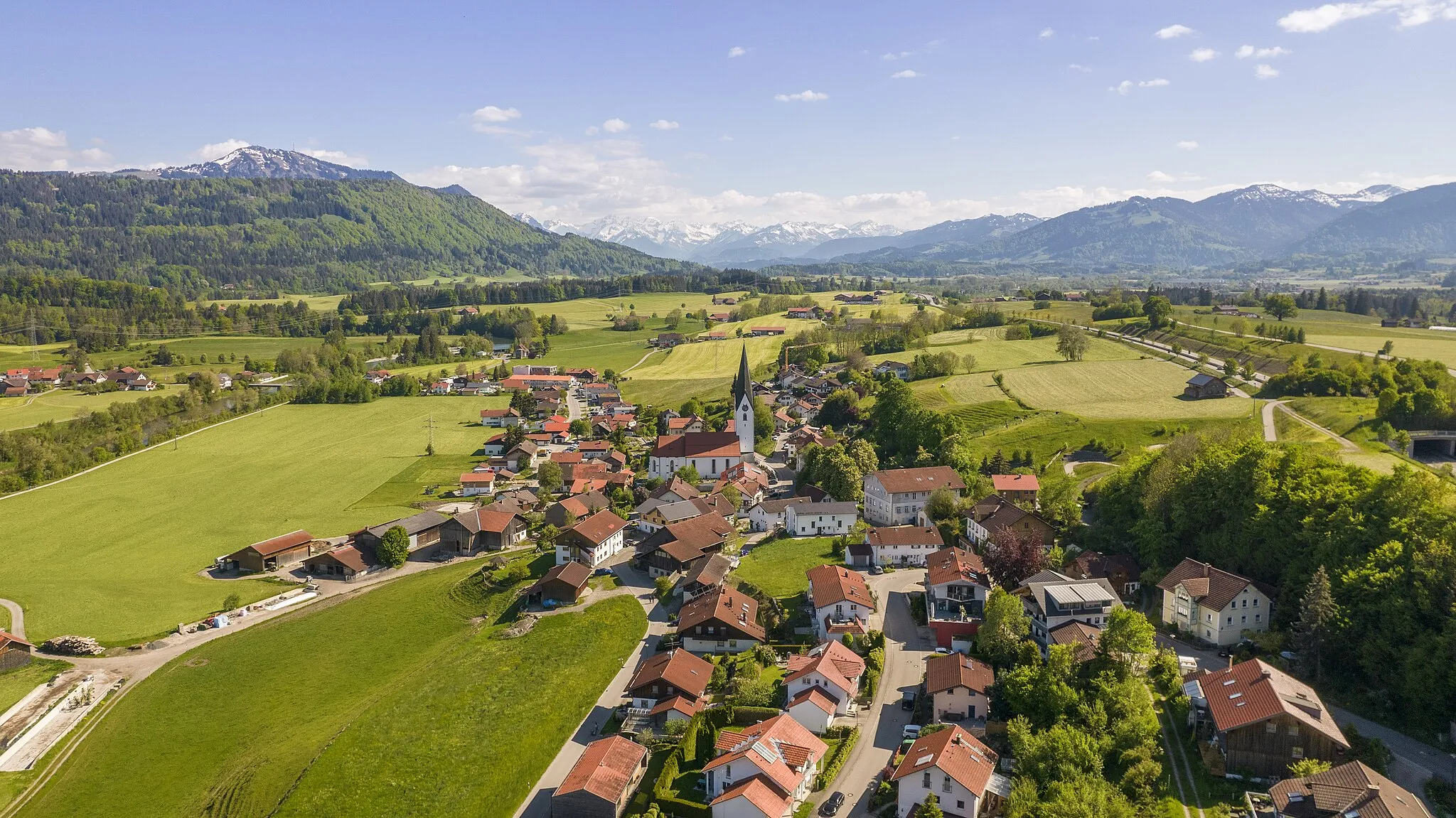 Photo showing: Martinszell im Allgäu, Waltenhofen, Bavaria, Germany