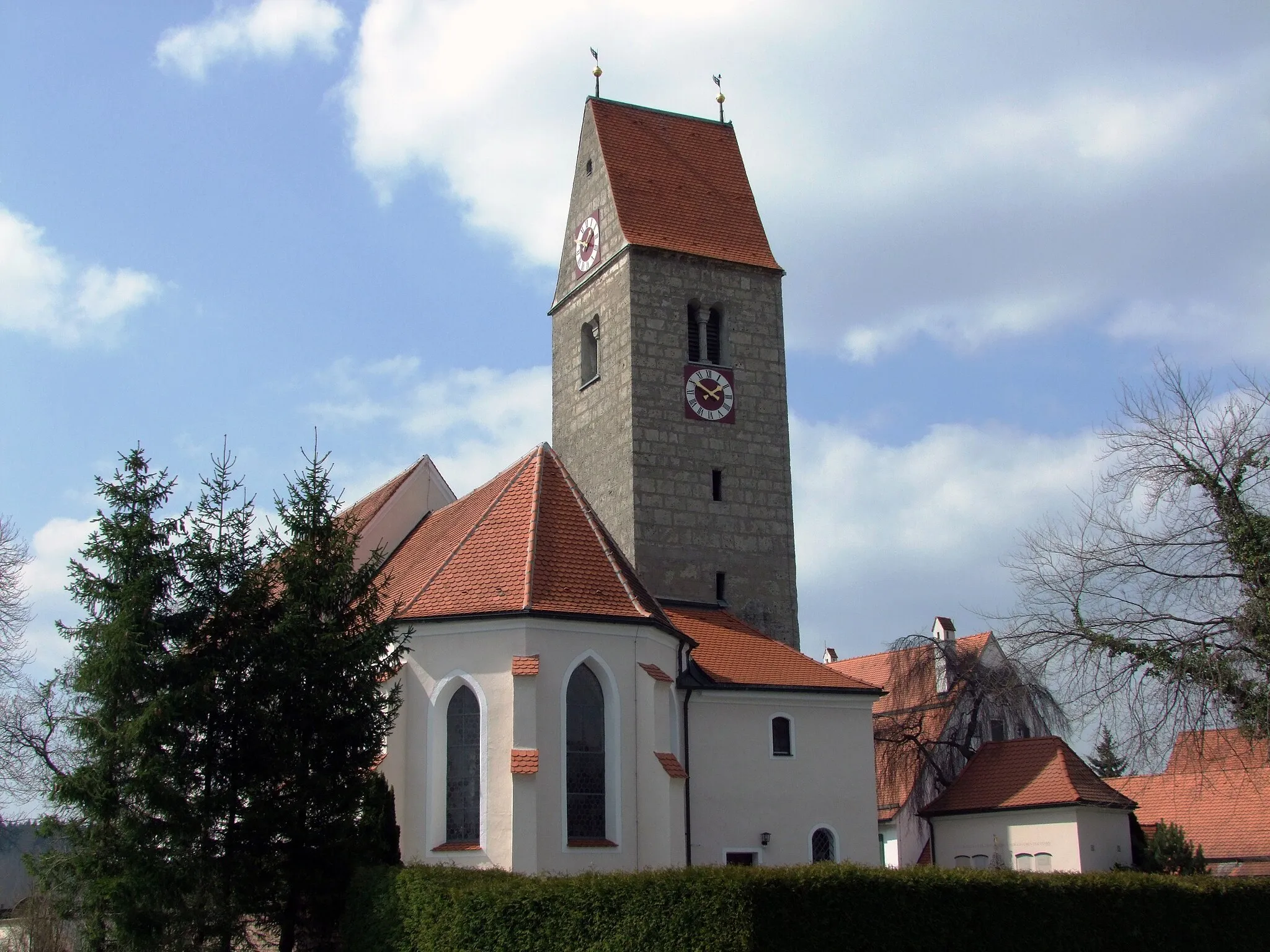 Photo showing: Mariä Himmelfahrt, Pfarrkirche im oberschwäbischen Illerbeuren bei Memmingen