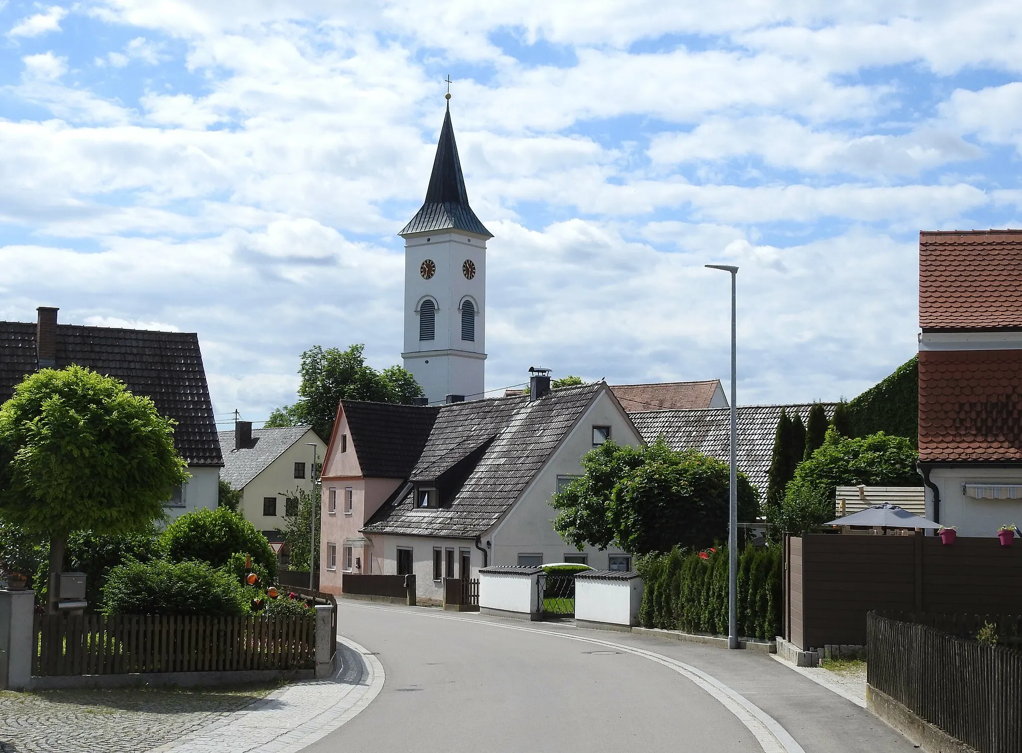 Photo showing: Alte Wertinger Straße in Zusamaltheim