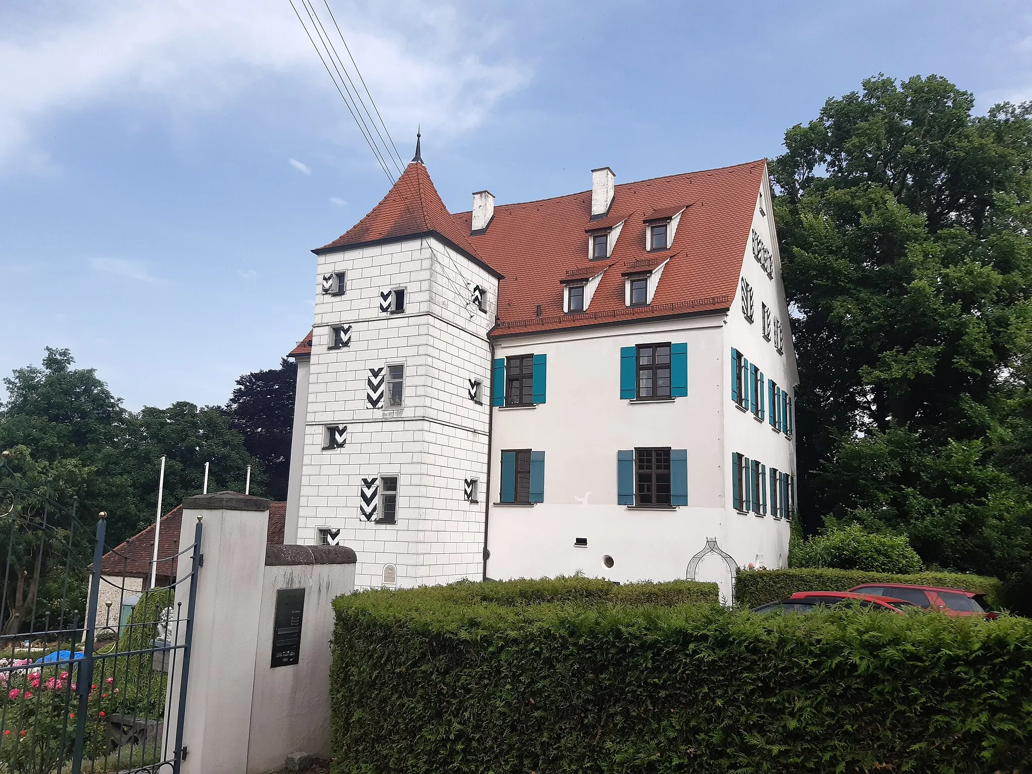 Photo showing: Schloss Obertalfingen